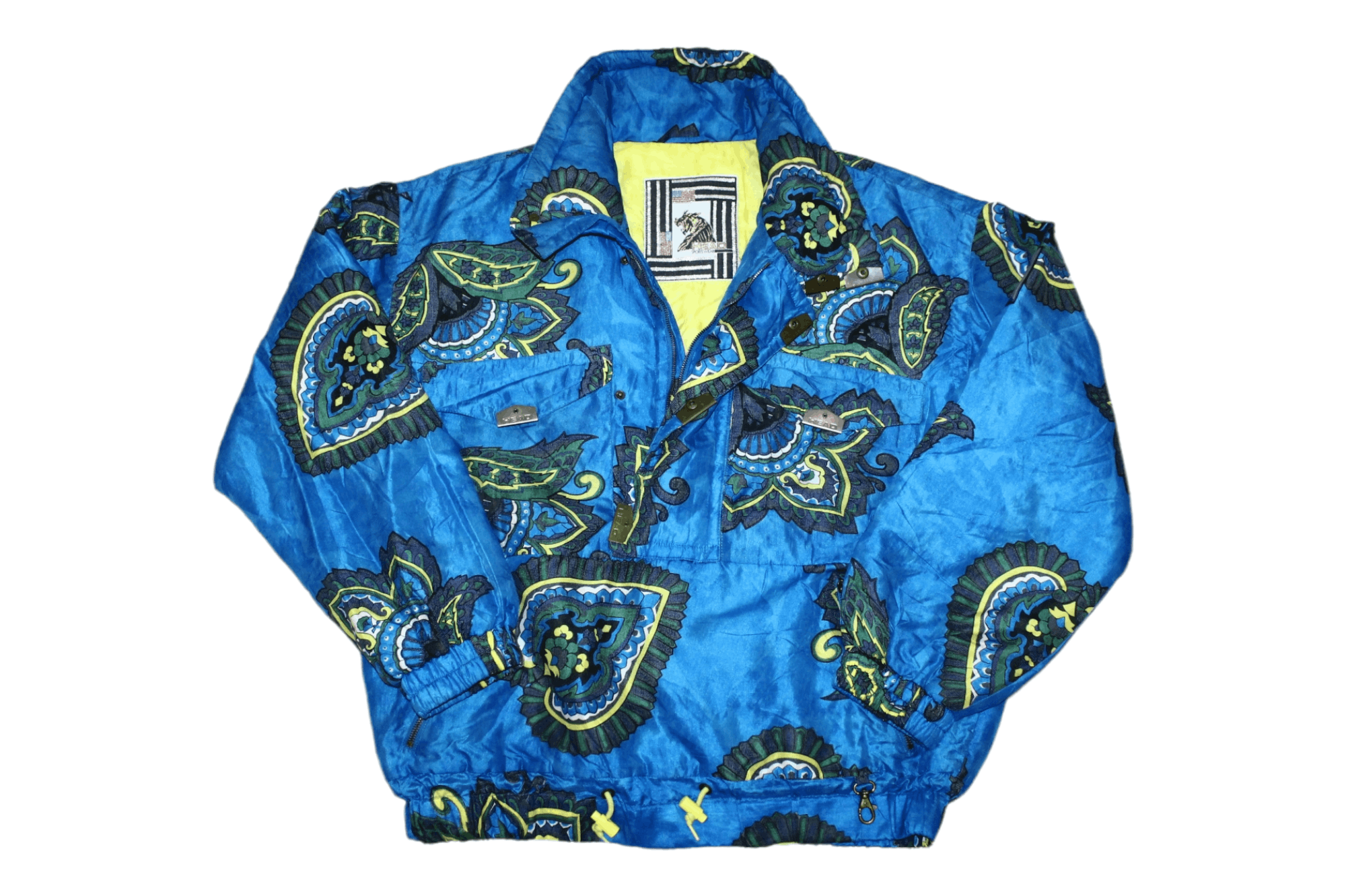 Ellesse VTG 💥 HEAD USA Acid Print Pullover Ski Jacket Size US M / EU 48-50 / 2 - 1 Thumbnail