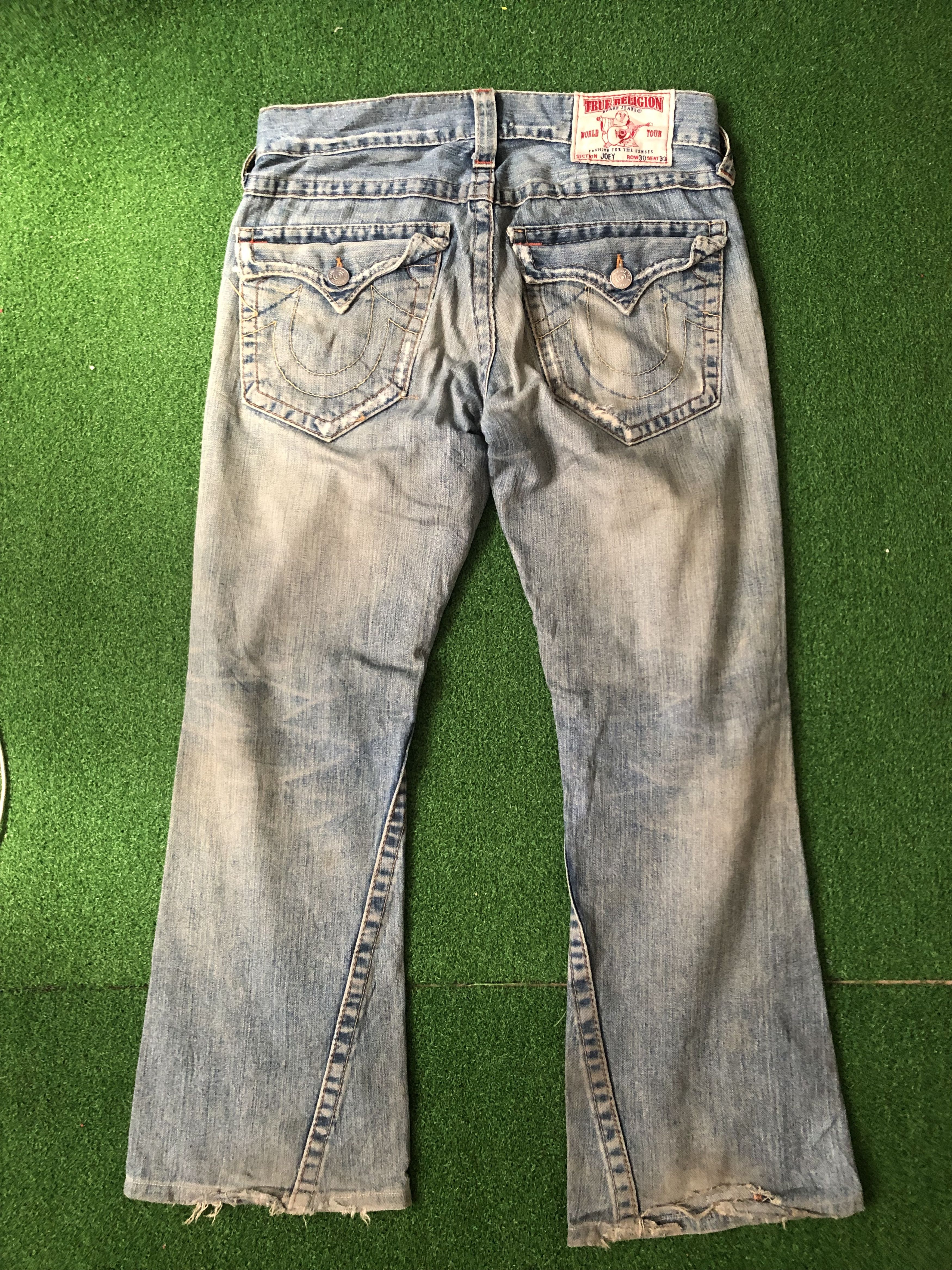 True Religion True Religion Made In Usa Distressed Denim pants Size US 34 / EU 50 - 2 Thumbnail