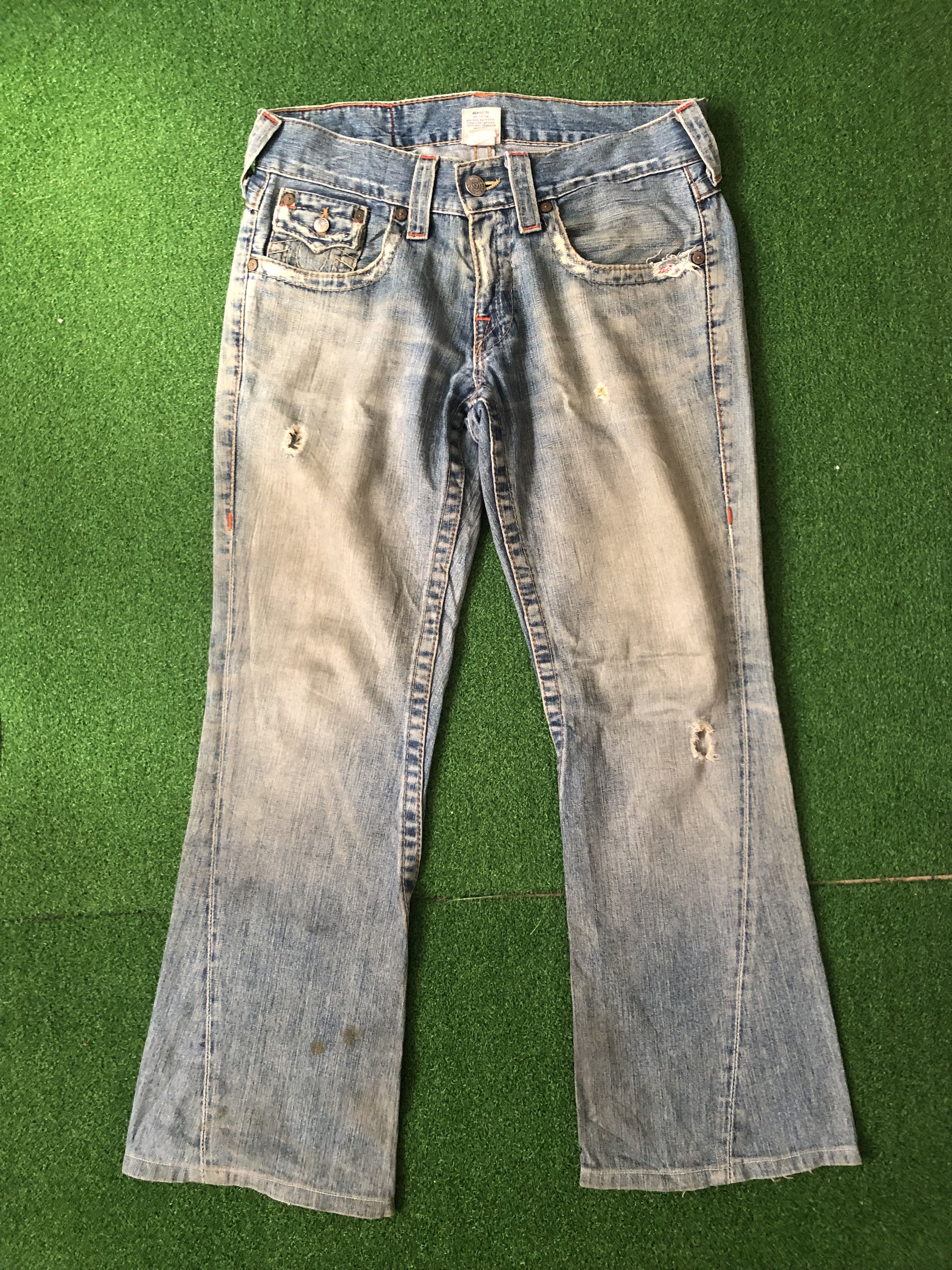 True Religion True Religion Made In Usa Distressed Denim pants Size US 34 / EU 50 - 1 Thumbnail