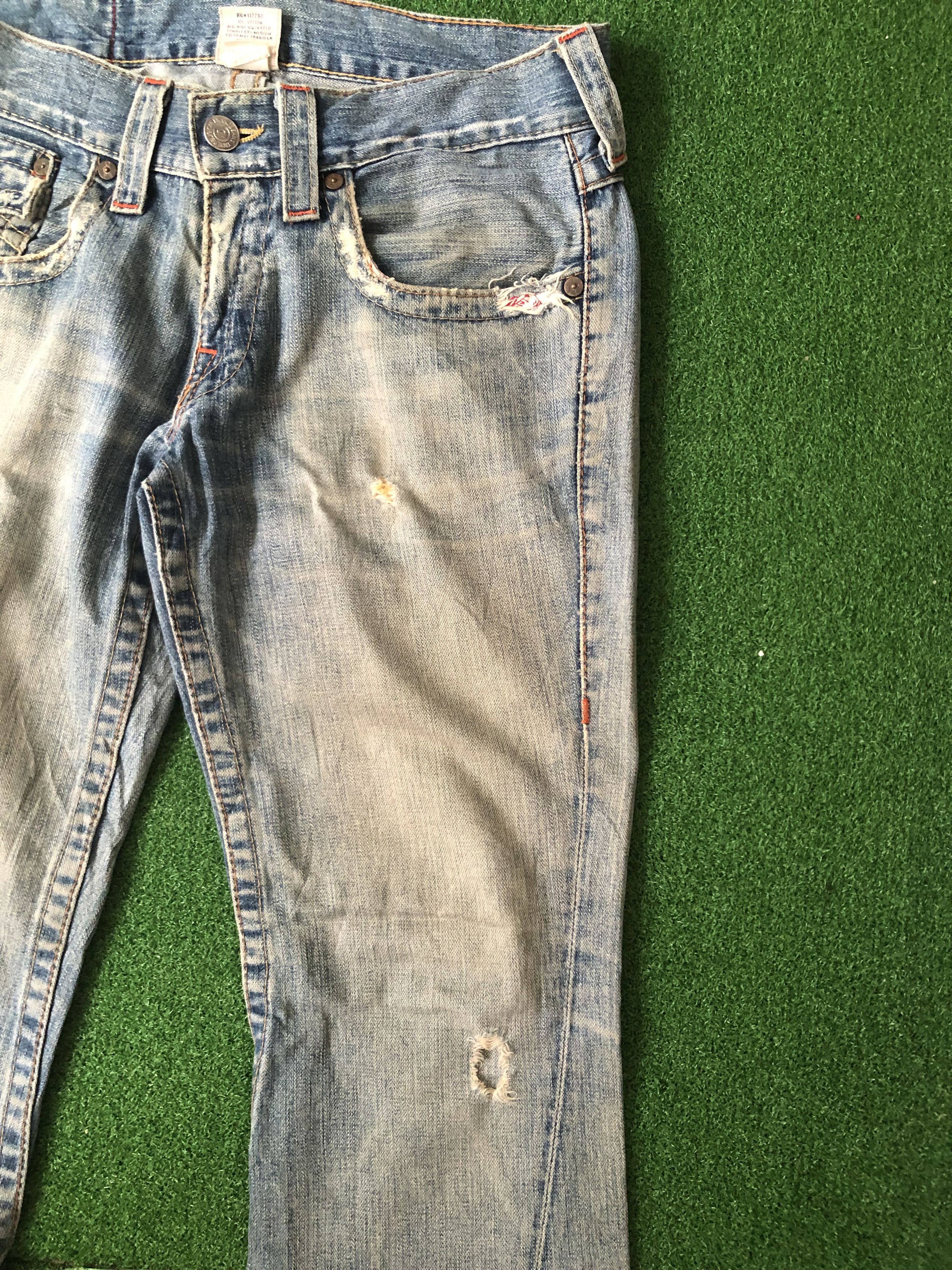 True Religion True Religion Made In Usa Distressed Denim pants Size US 34 / EU 50 - 4 Thumbnail