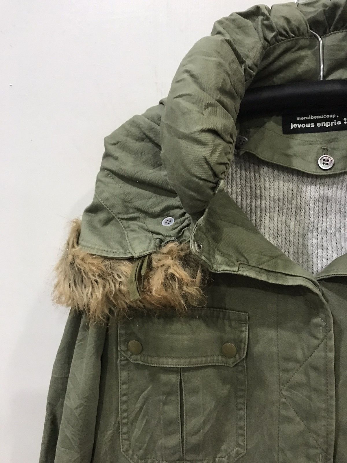 mercibeaucoup 💥DESIGNER💥mercibeaucoup Issey Miyake Fur Hoodie Parka Size US XS / EU 42 / 0 - 4 Thumbnail