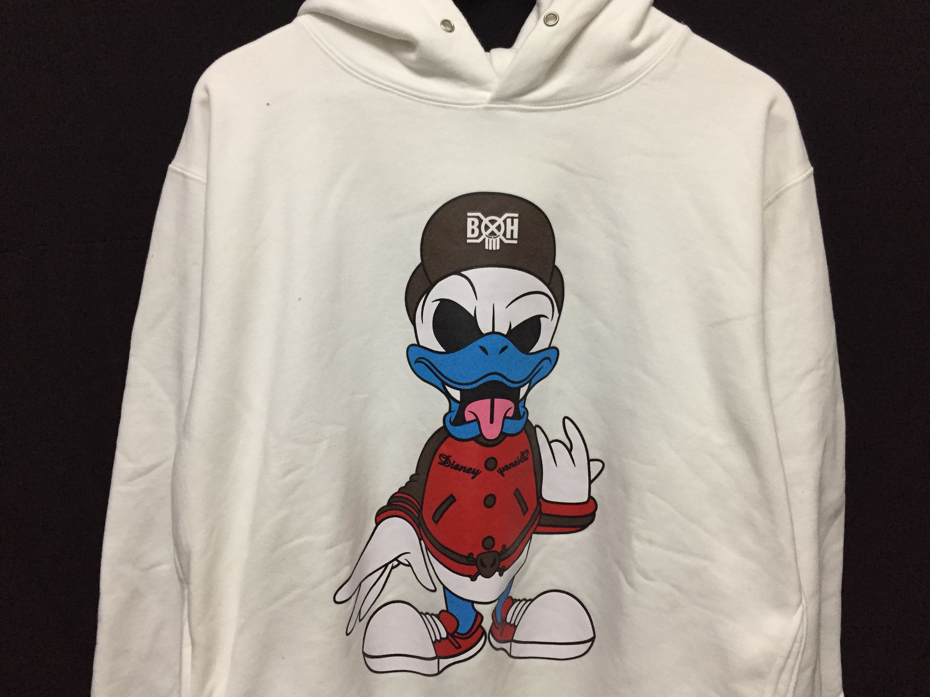 Bounty Hunter SS02 BOUNTY HUNTER Donald Duck Punk hoodie Size US L / EU 52-54 / 3 - 3 Thumbnail