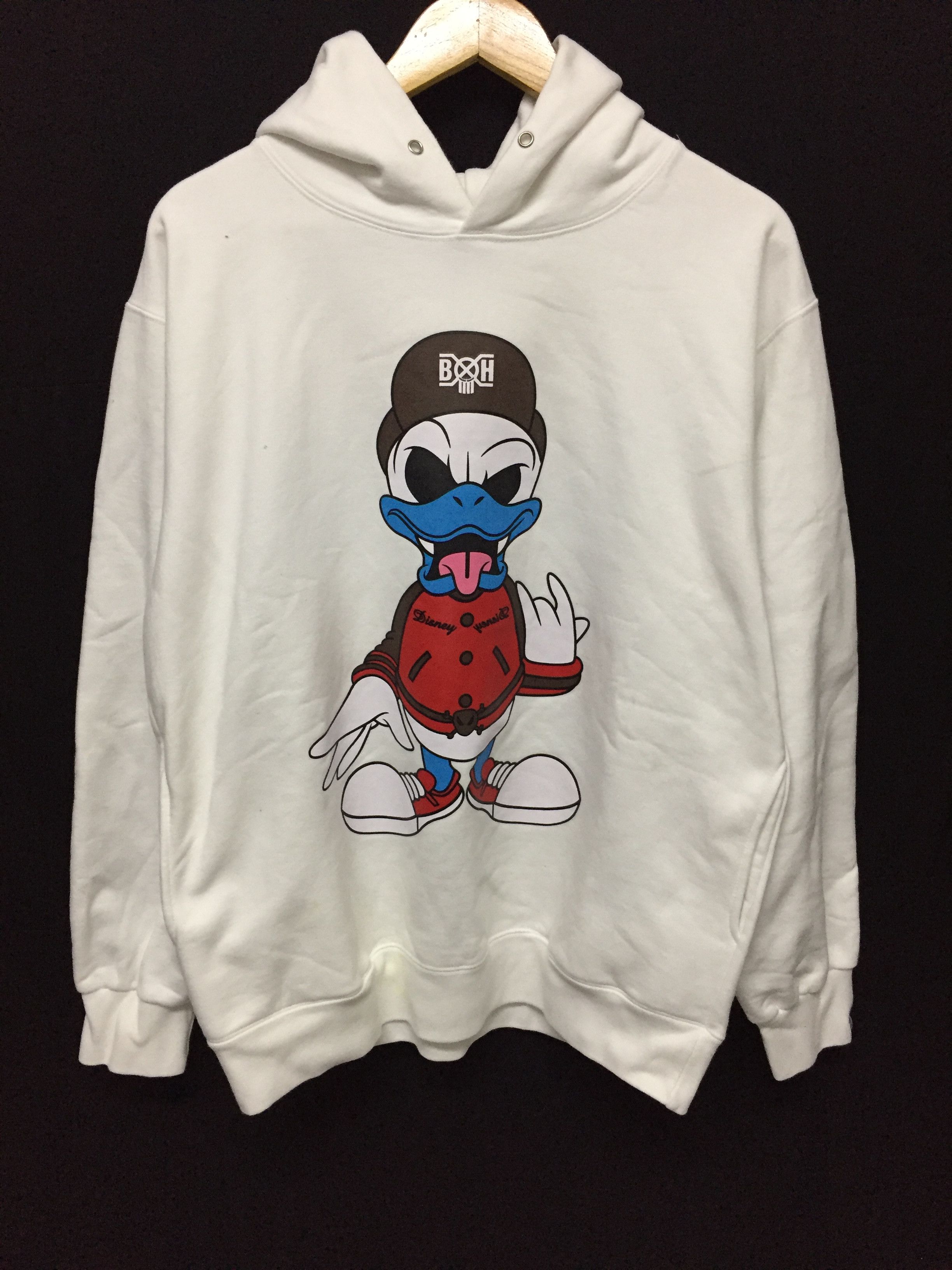 Bounty Hunter SS02 BOUNTY HUNTER Donald Duck Punk hoodie Size US L / EU 52-54 / 3 - 2 Thumbnail