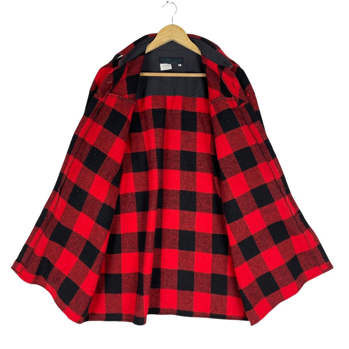 Vintage ⚡️80s CHRISTOPHER NEW London Flannel Button Shirt Size US S / EU 44-46 / 1 - 10 Thumbnail