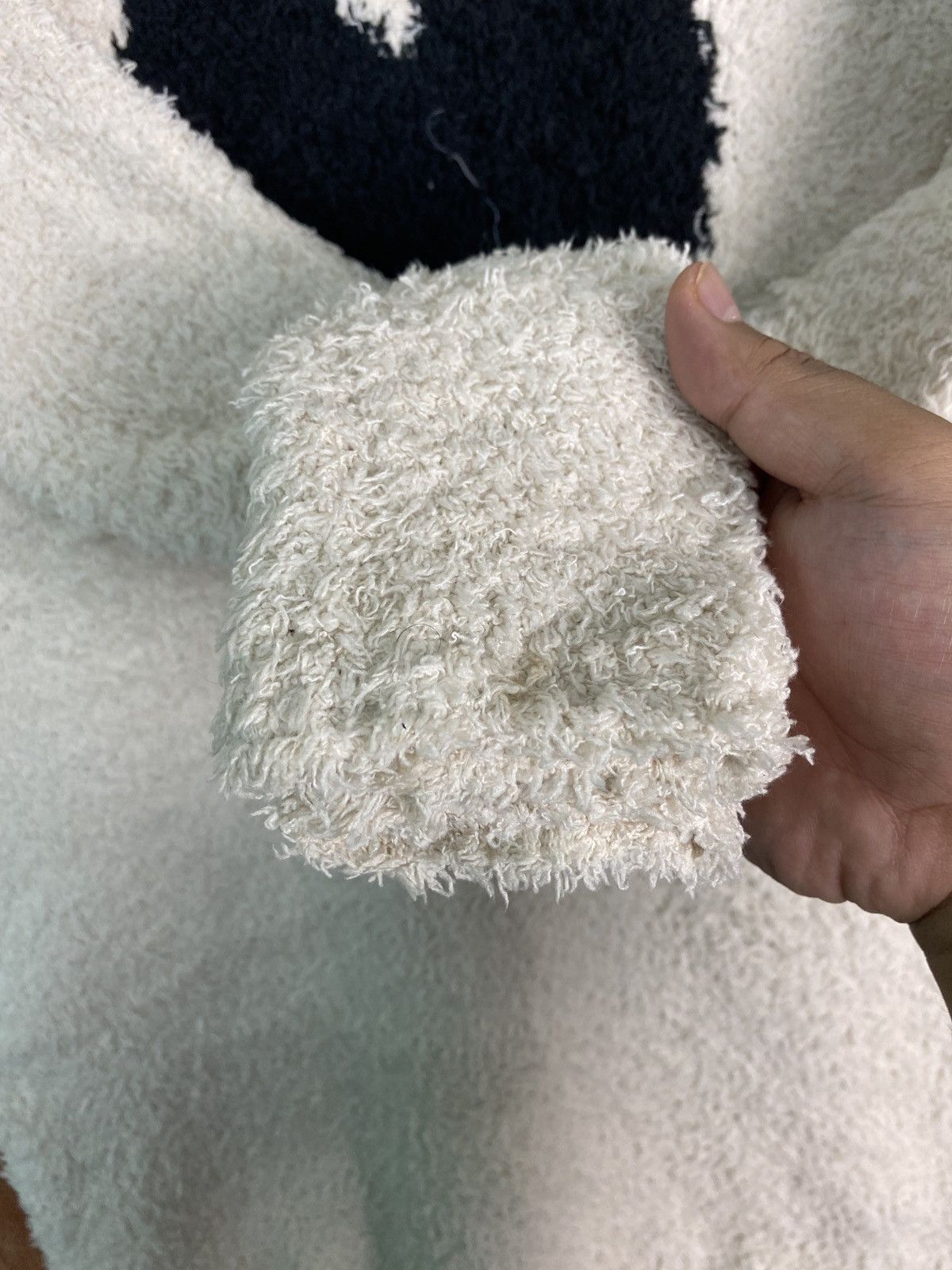 Homespun Knitwear × Japanese Brand DLS Miia White shag Shaggy Fur Mohair Knitwear #BB578 Size M / US 6-8 / IT 42-44 - 8 Thumbnail