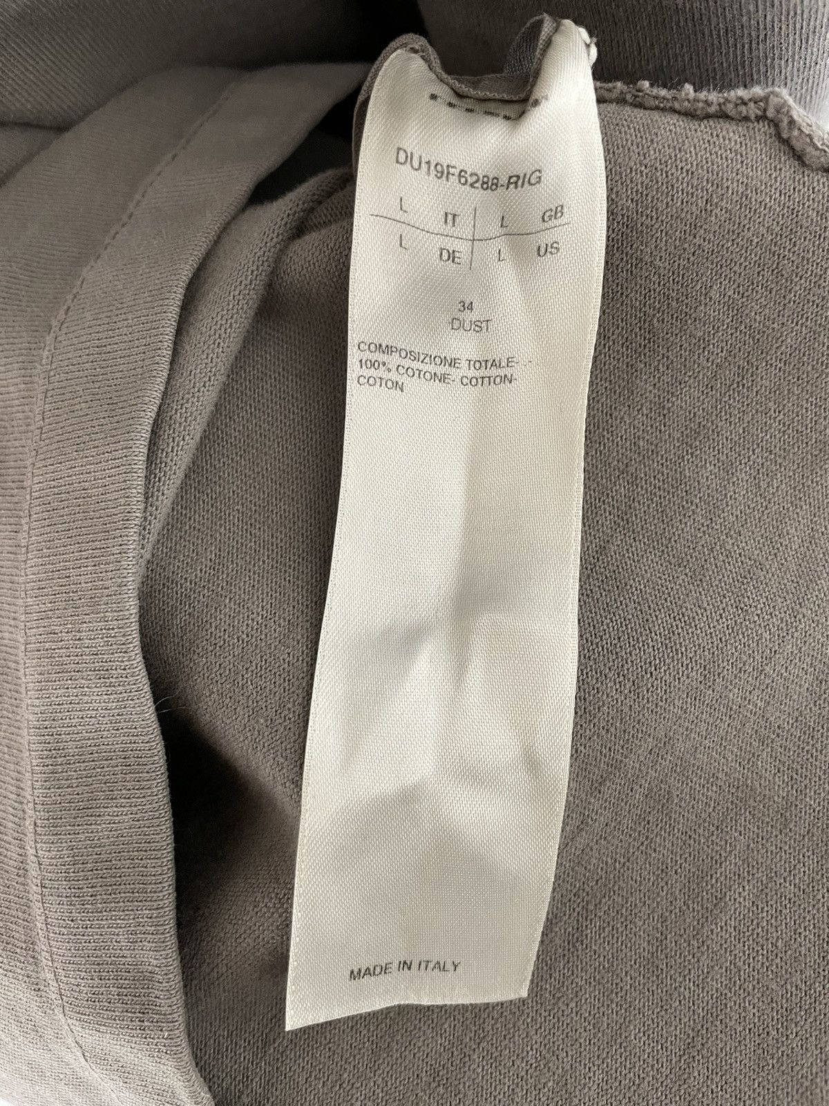 Rick Owens Subhuman Tee Size US L / EU 52-54 / 3 - 3 Thumbnail