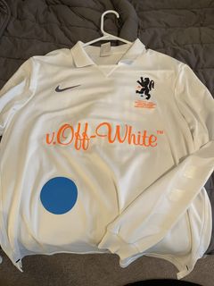 OFF-WHITE x Nike 001 Soccer Jersey Blue Men's - FW22 - US