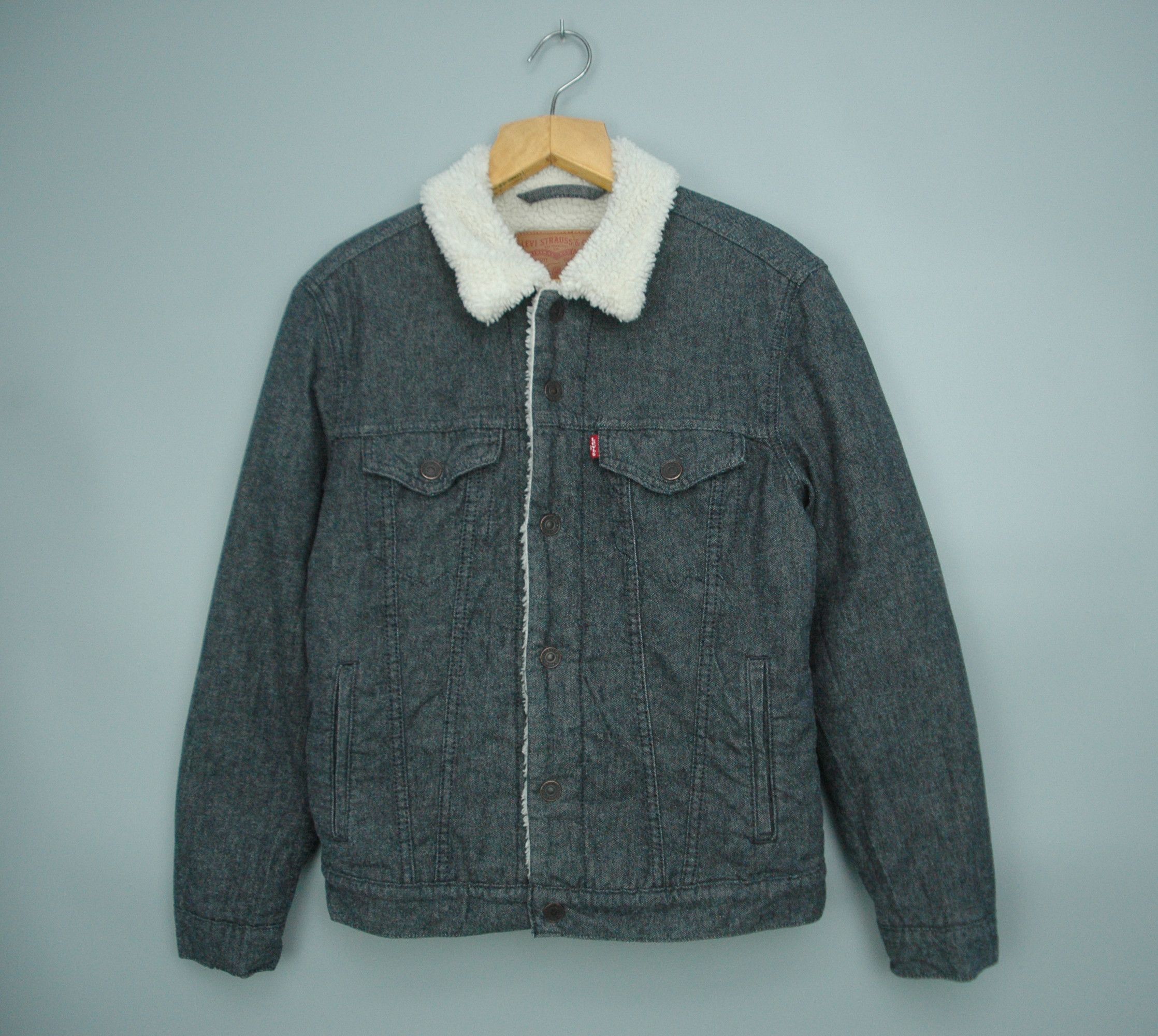 Levi's Levis Sherpa Jacket Size US S / EU 44-46 / 1 - 1 Thumbnail