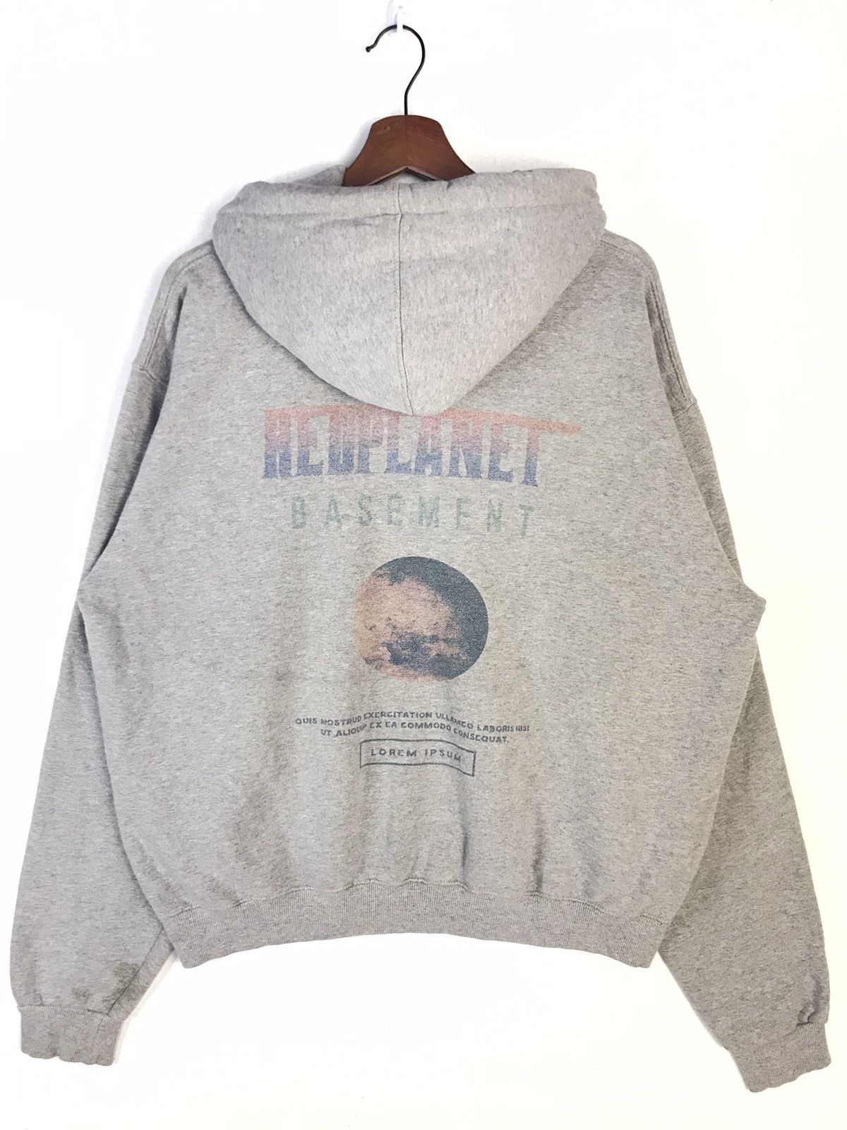 DNA Red Planet Basement Oversize Hoodie Sweater