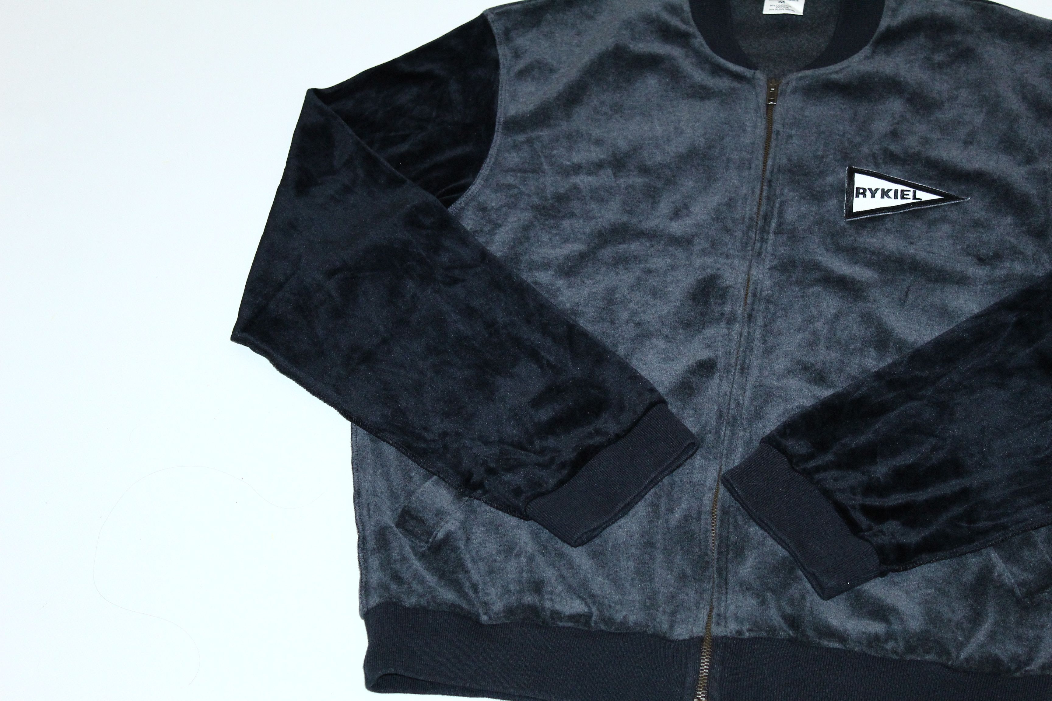 Sonia Rykiel Rykiel Homme Velvet Zipper Bomber Jacket. Made in France Size US M / EU 48-50 / 2 - 7 Thumbnail