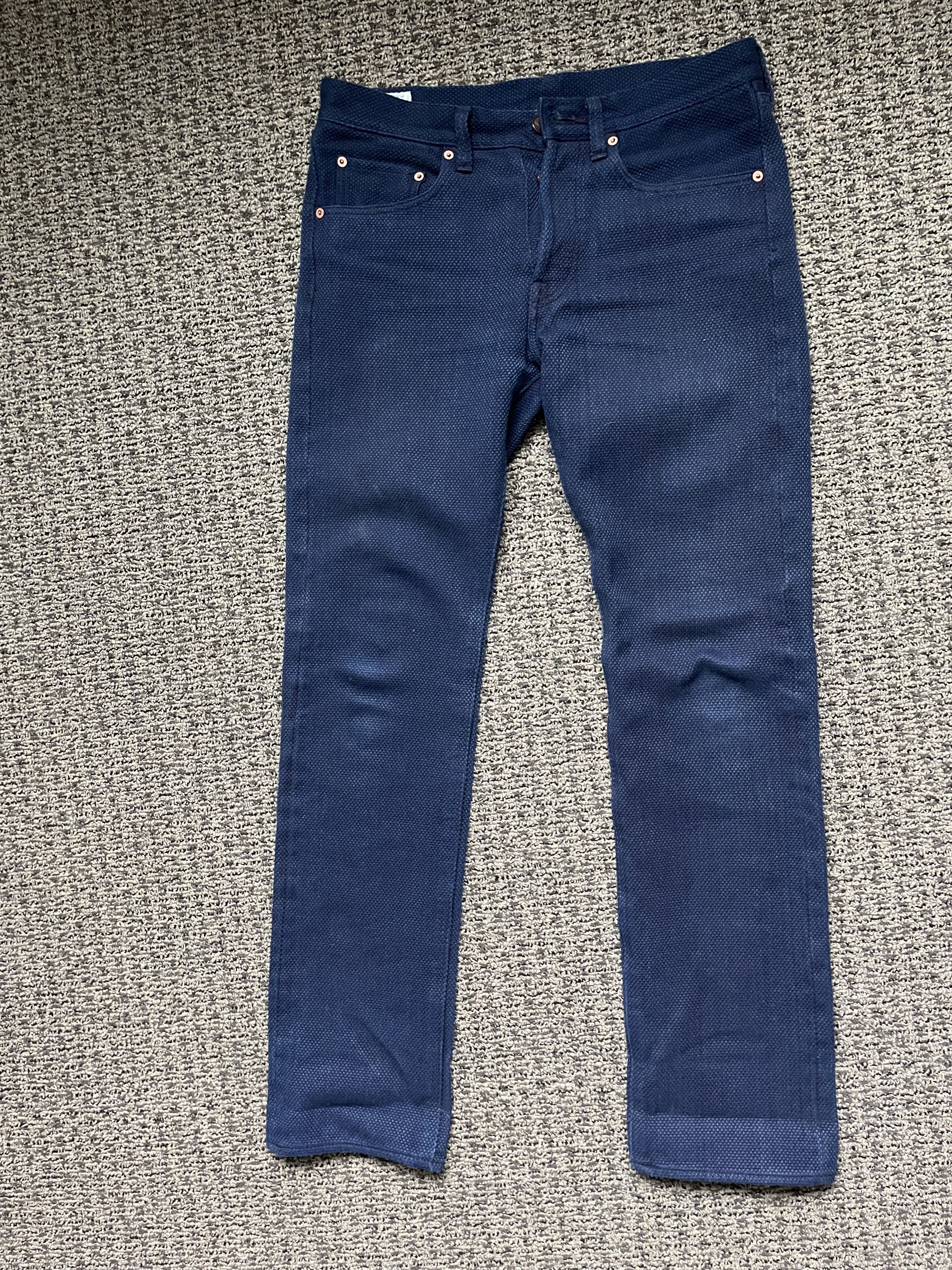 1791S "Kase" 14oz Sashiko Selvedge Pants - Tight Straight