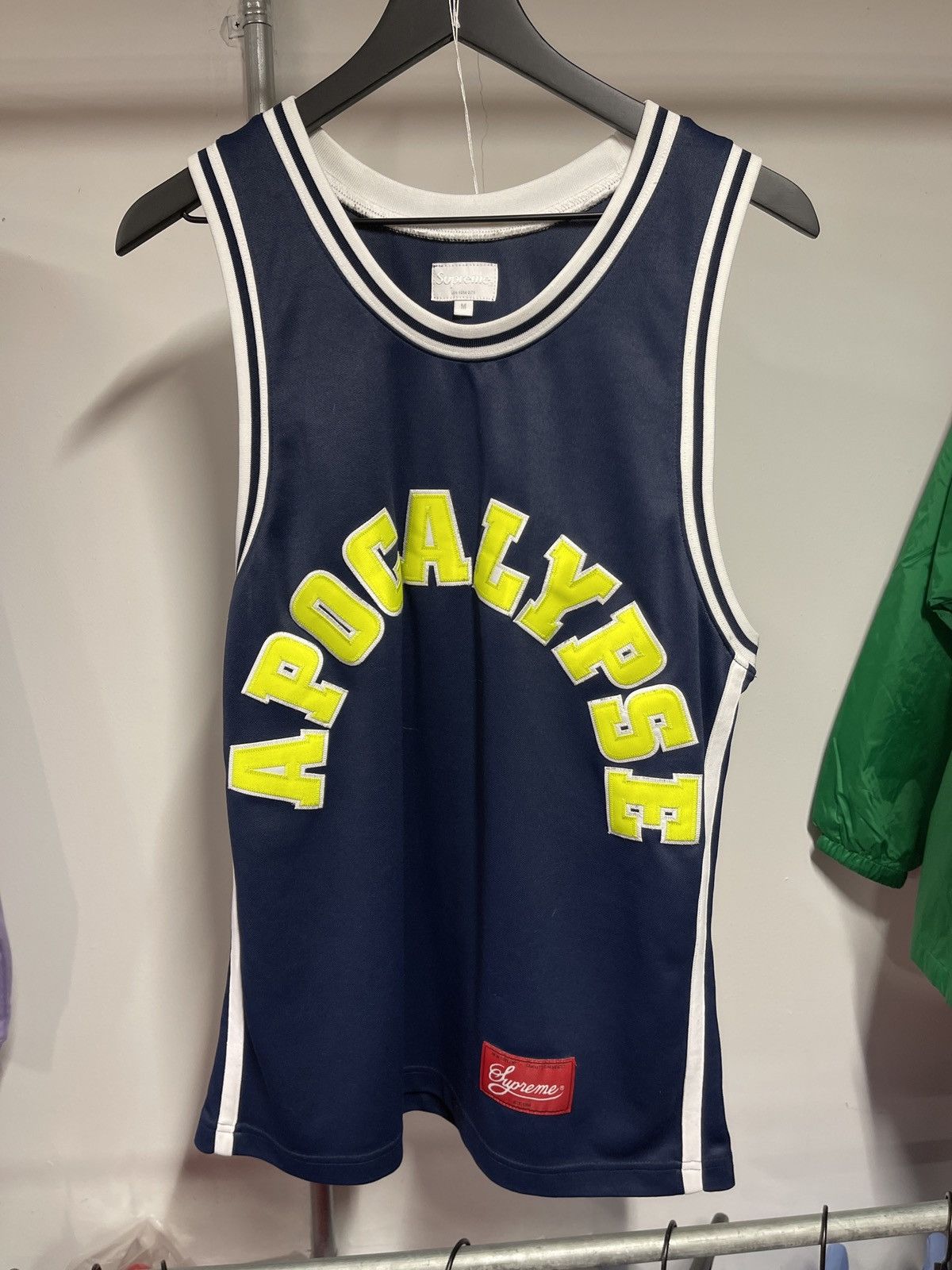 Supreme Supreme Navy Blue Apocalypse Jersey | Grailed