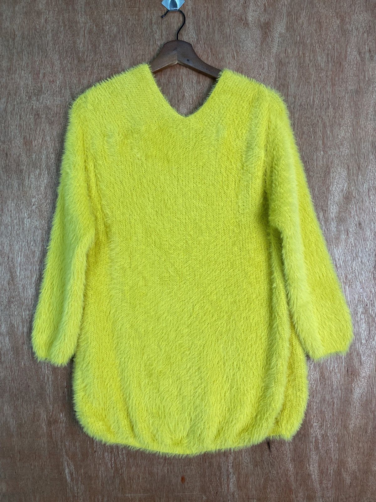 Homespun Knitwear DLS Gu Soft Fur Shag Shaggy Mohair Knitwear #BB580 Size M / US 6-8 / IT 42-44 - 6 Thumbnail