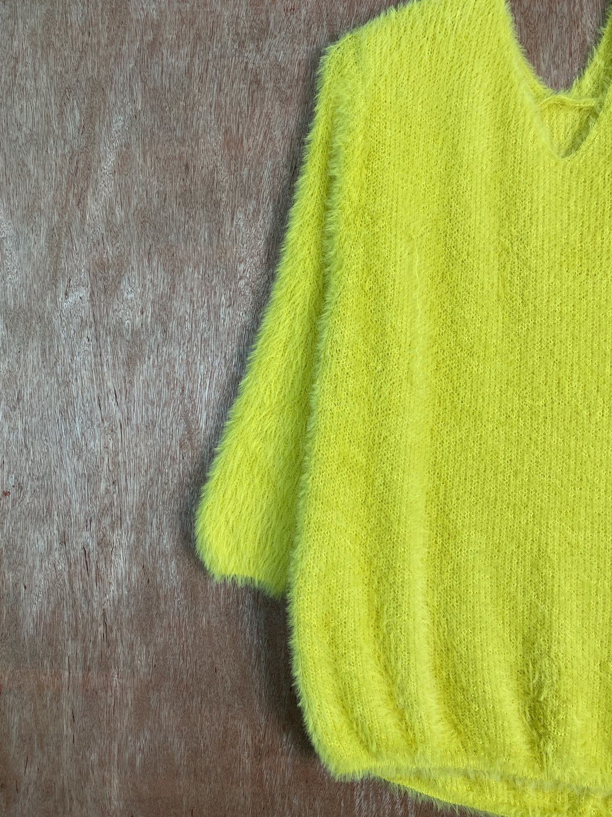 Homespun Knitwear DLS Gu Soft Fur Shag Shaggy Mohair Knitwear #BB580 Size M / US 6-8 / IT 42-44 - 3 Thumbnail