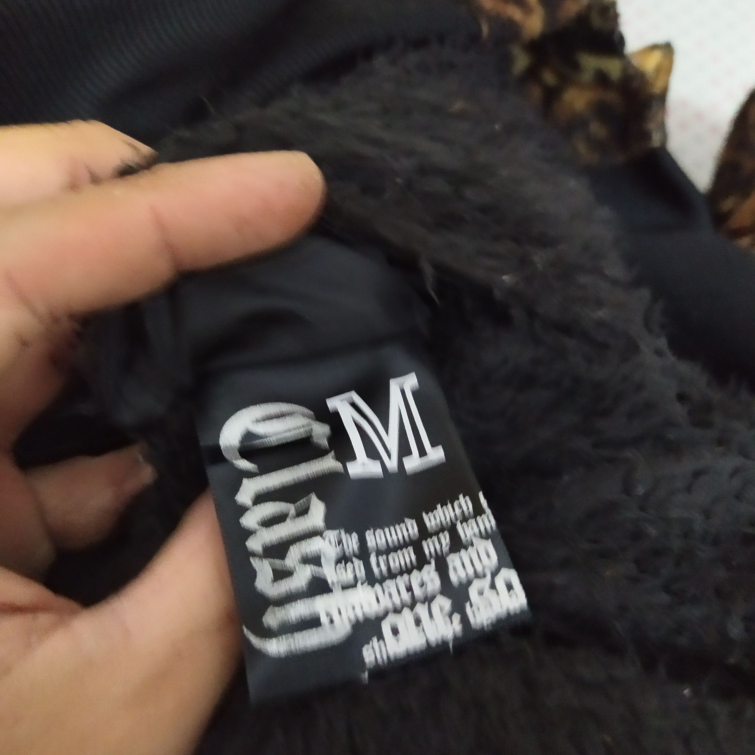 Japanese Brand CLASH AHEAD LEOPARD FLEECE HOODIE (D537) Size US M / EU 48-50 / 2 - 5 Thumbnail