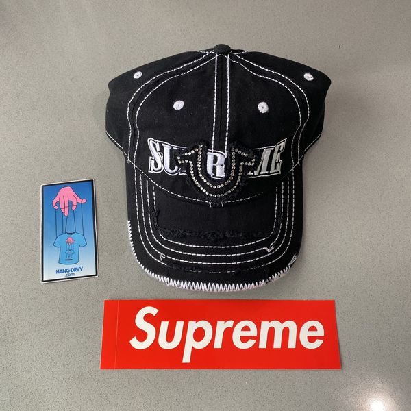 Supreme Supreme True Religion 6-Panel Black *IN HAND* | Grailed