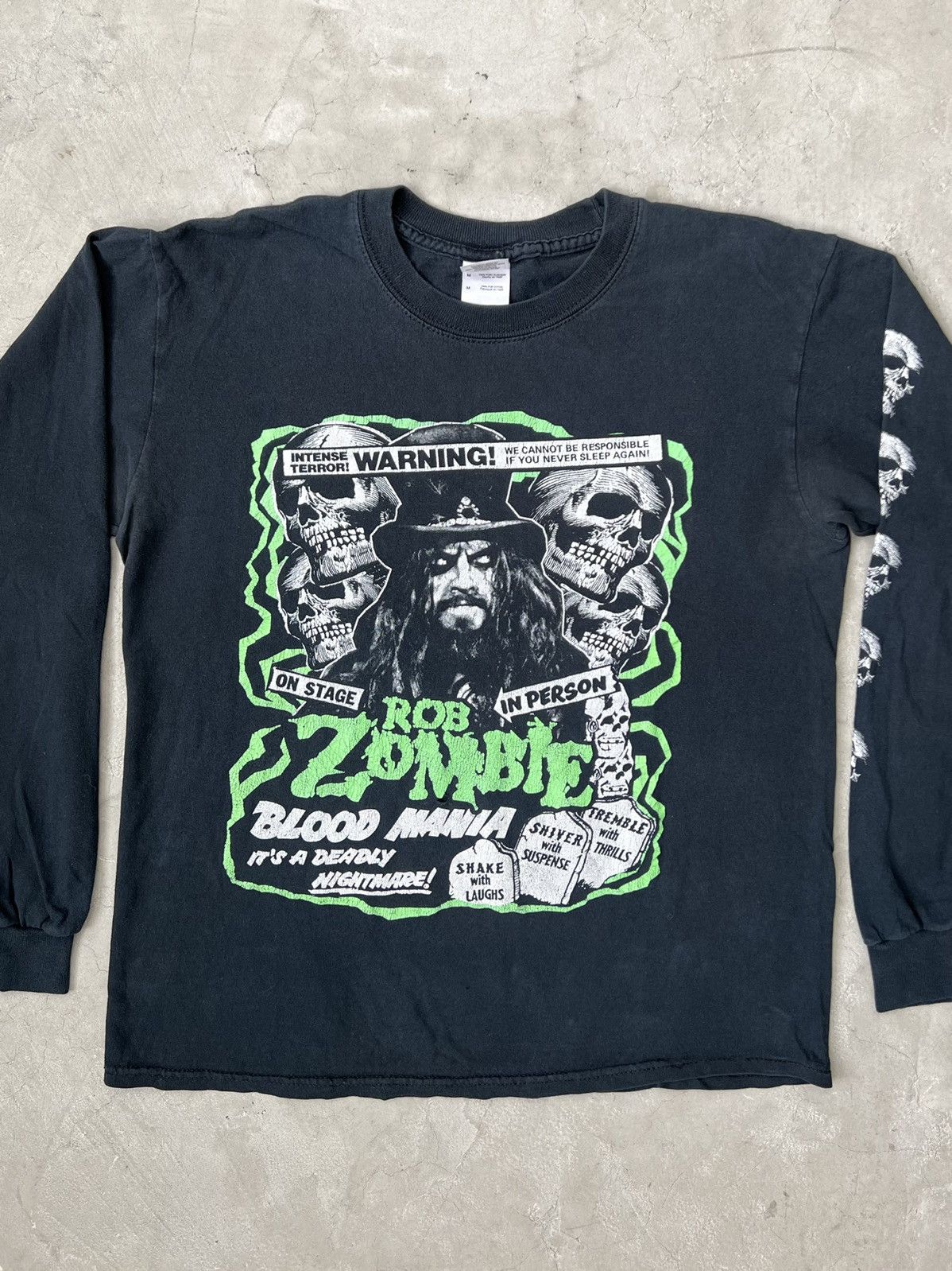 Vintage 90’s Rob Zombie Graphic Longsleeve Tee Size US M / EU 48-50 / 2 - 4 Thumbnail