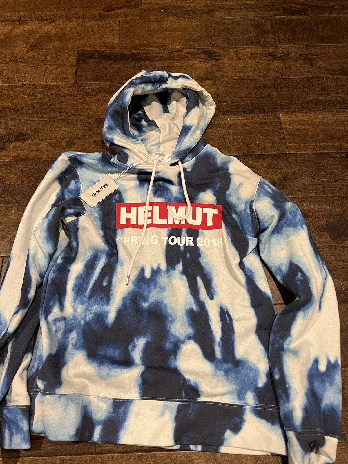 Helmut Lang Spring 2018 Tour Hoodie shops Tie-Dye