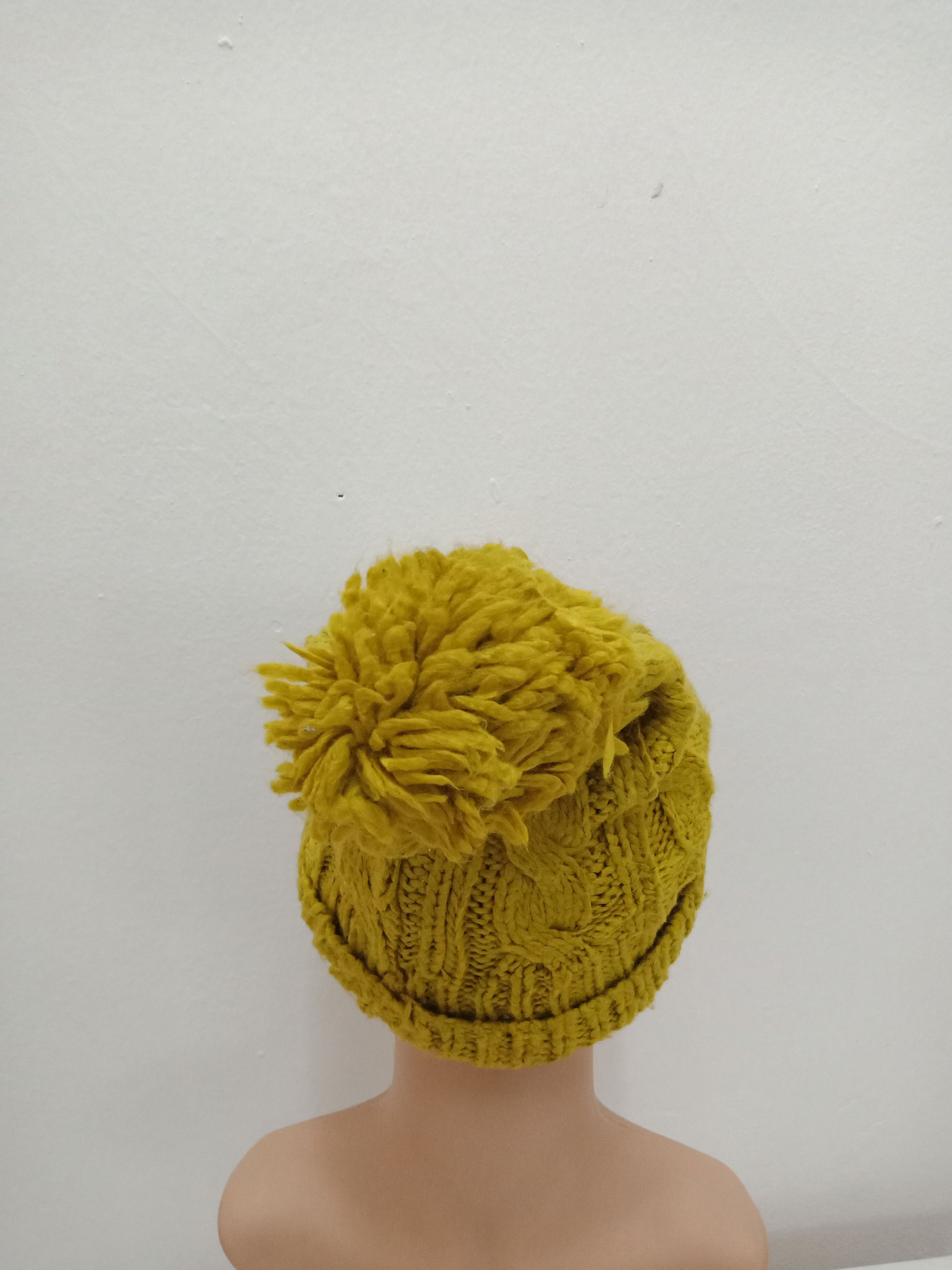 Lee Lee Yellow Bobble Beanie Size ONE SIZE - 2 Thumbnail