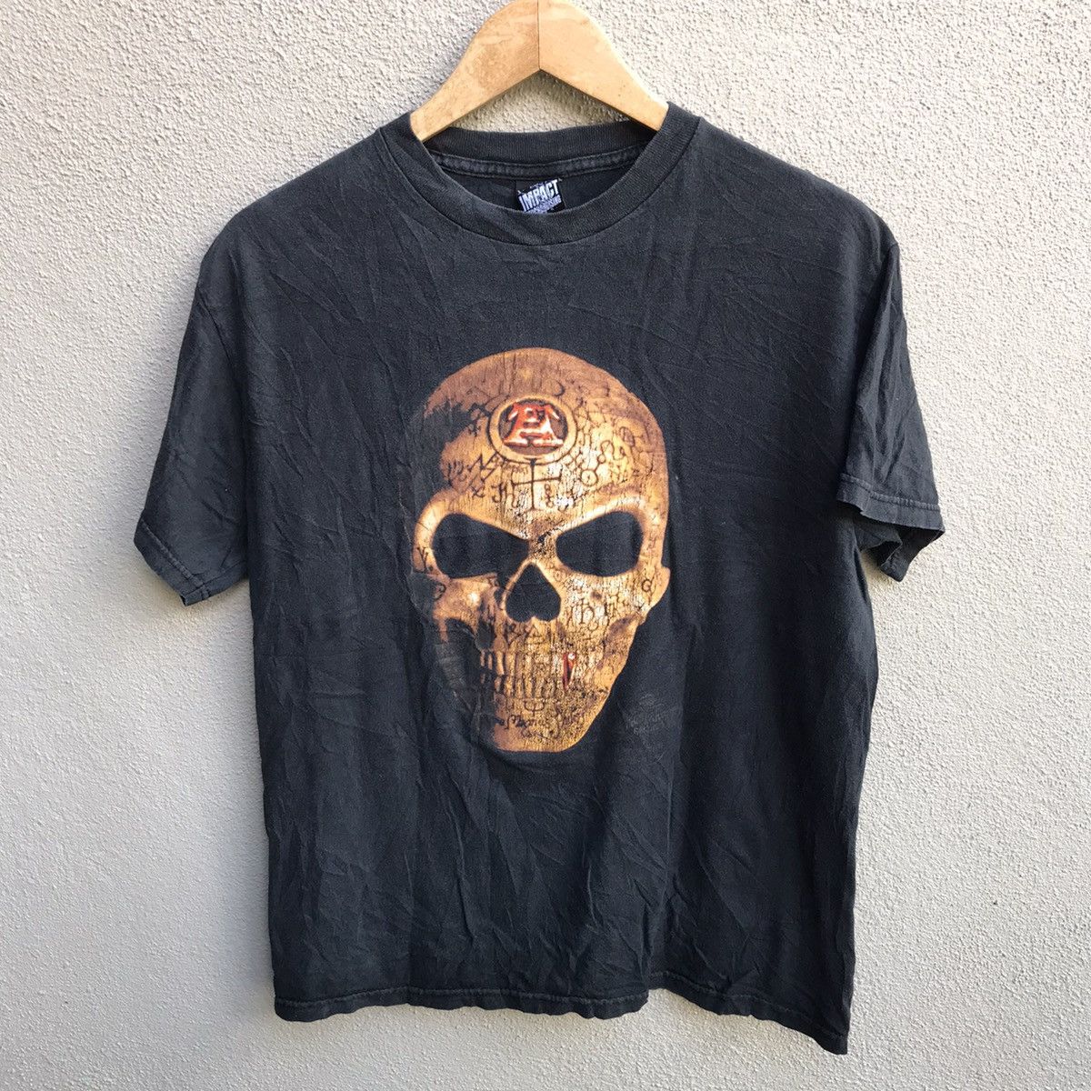 Vintage Vintage ALCHEMY GOTHIC skull tee tattoo Size US M / EU 48-50 / 2 - 2 Thumbnail