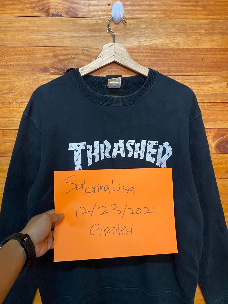 Thrasher Vintage Y2K Thrasher Magazine Skateboard Sweatshirt Size US M / EU 48-50 / 2 - 7 Thumbnail