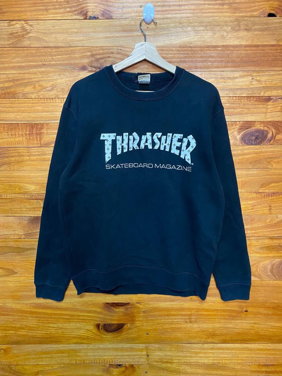 Thrasher Vintage Y2K Thrasher Magazine Skateboard Sweatshirt Size US M / EU 48-50 / 2 - 1 Thumbnail
