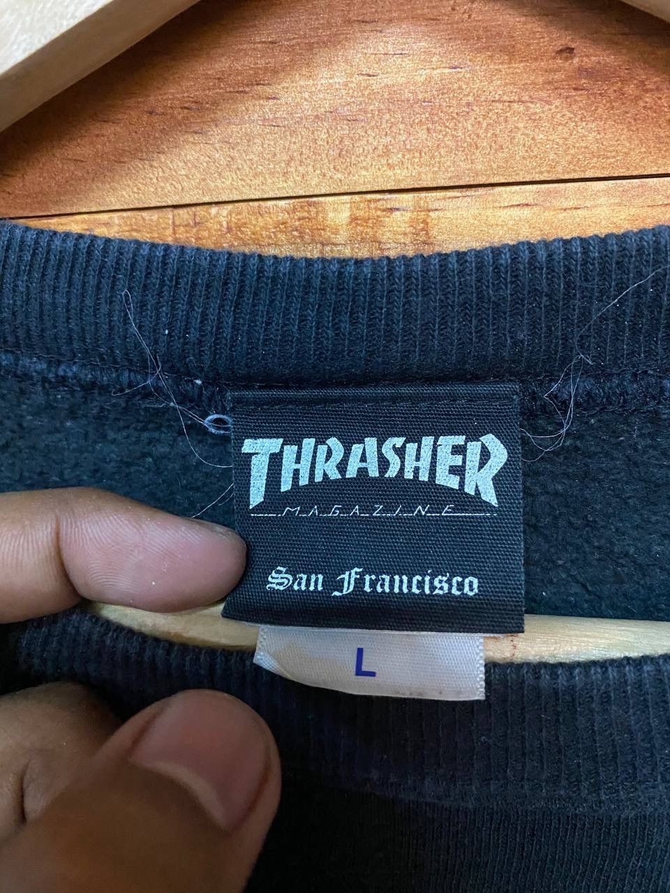 Thrasher Vintage Y2K Thrasher Magazine Skateboard Sweatshirt Size US M / EU 48-50 / 2 - 5 Thumbnail