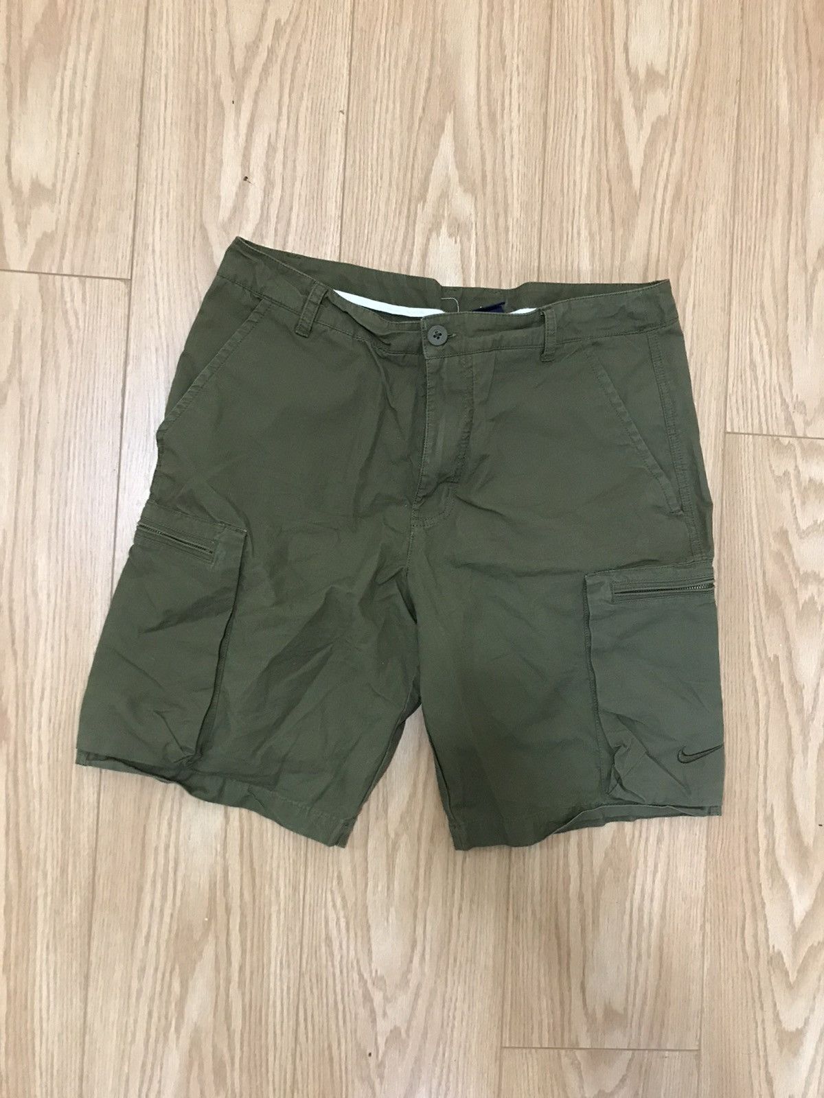 Nike × Nike ACG × Vintage Nike cargo olive shorts large 34 Size US 34 / EU 50 - 3 Thumbnail