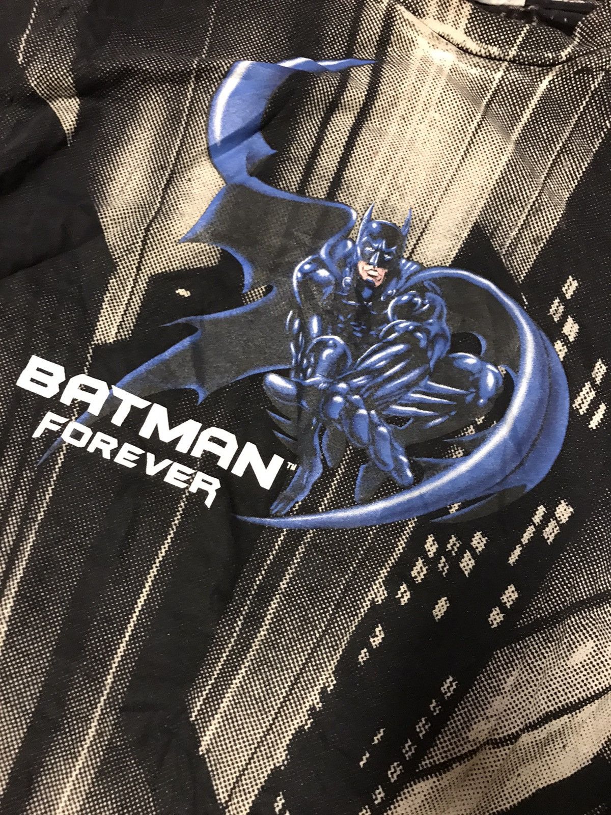 DC Comics × Marvel Comics × Vintage 1995 Batman forever large Val over all Size US L / EU 52-54 / 3 - 4 Thumbnail