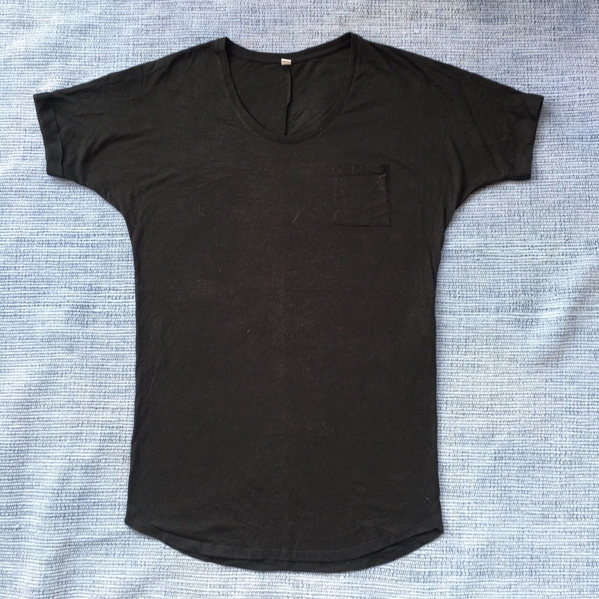 Japanese Brand black pocket tee Size S / US 4 / IT 40 - 1 Thumbnail