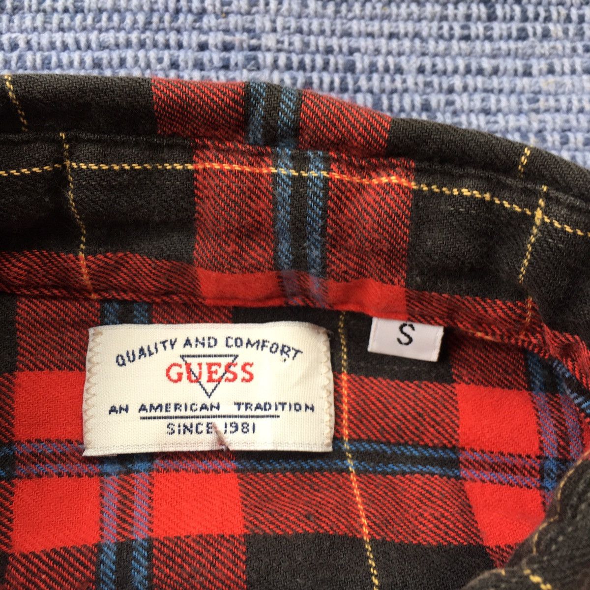 Vintage Vintage 90s guess flannel Size US S / EU 44-46 / 1 - 2 Thumbnail