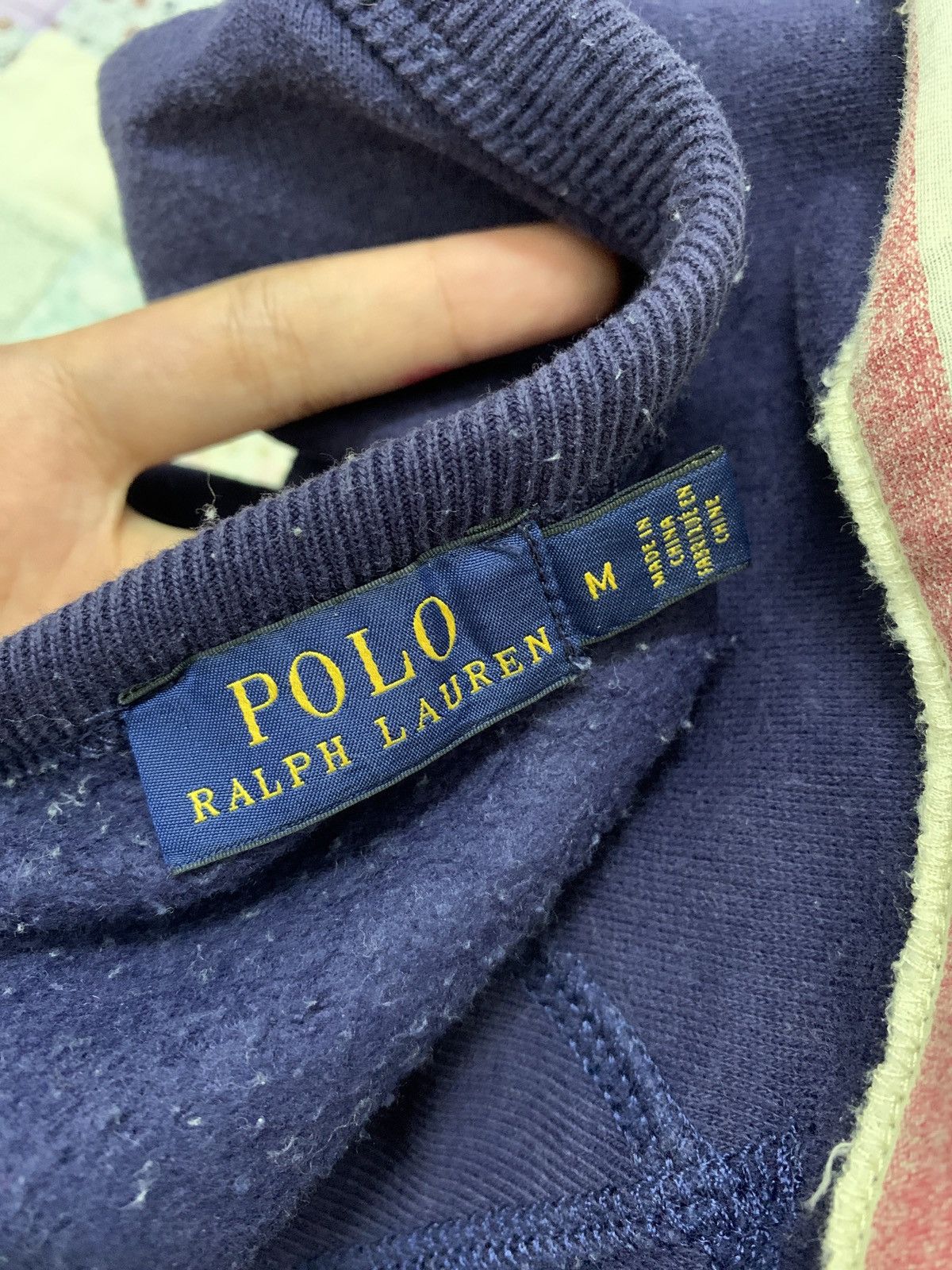 Polo Ralph Lauren UNITED STATE FLAG CROP SWEATER Size US M / EU 48-50 / 2 - 7 Thumbnail