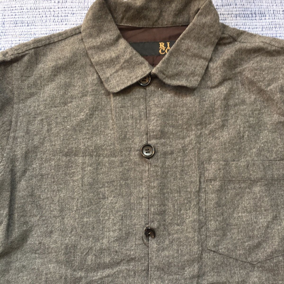 Japanese Brand rico wool shirt Size US M / EU 48-50 / 2 - 3 Thumbnail