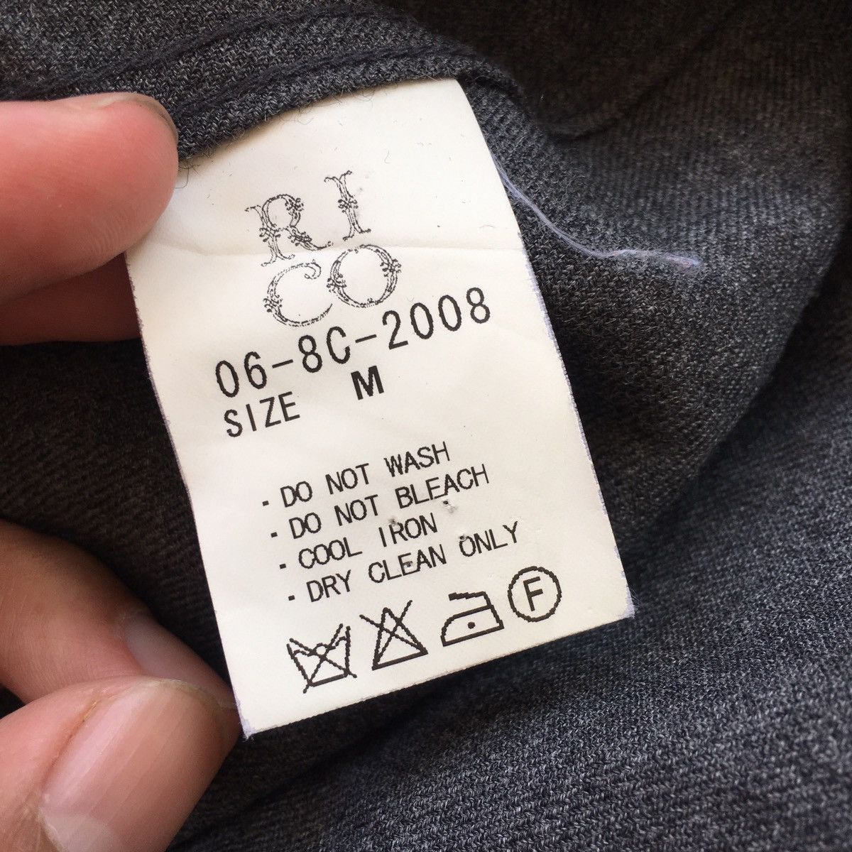 Japanese Brand rico wool shirt Size US M / EU 48-50 / 2 - 7 Thumbnail