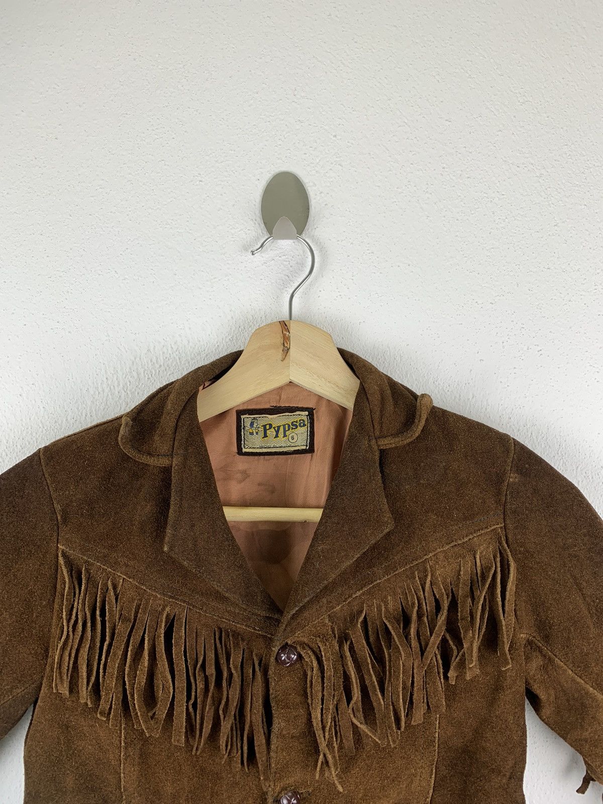 Vintage VINTAGE 70’s PYPSA KID COWBOY LEATHER JACKET Size US XXS / EU 40 - 3 Thumbnail
