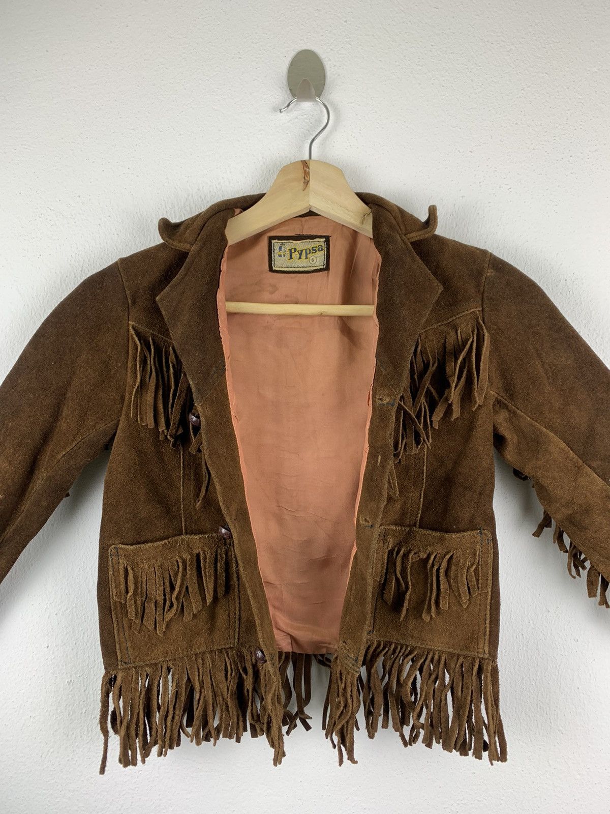 Vintage VINTAGE 70’s PYPSA KID COWBOY LEATHER JACKET Size US XXS / EU 40 - 7 Thumbnail