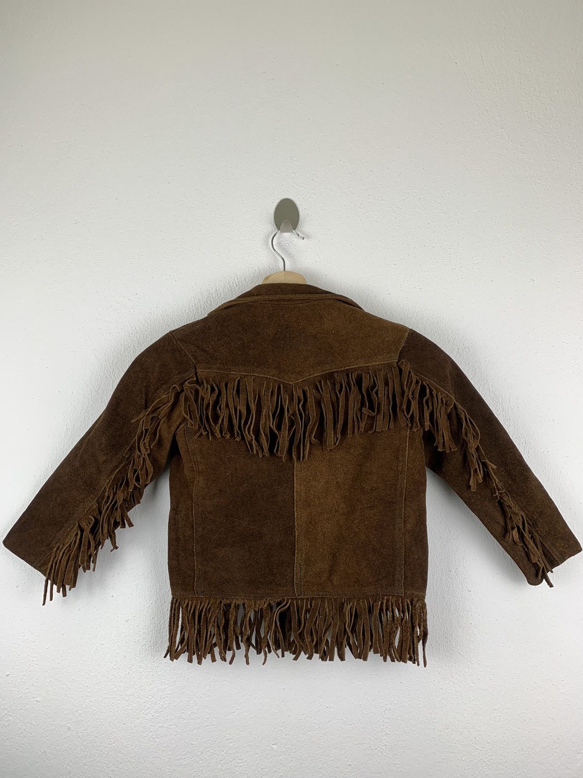 Vintage VINTAGE 70’s PYPSA KID COWBOY LEATHER JACKET Size US XXS / EU 40 - 8 Thumbnail
