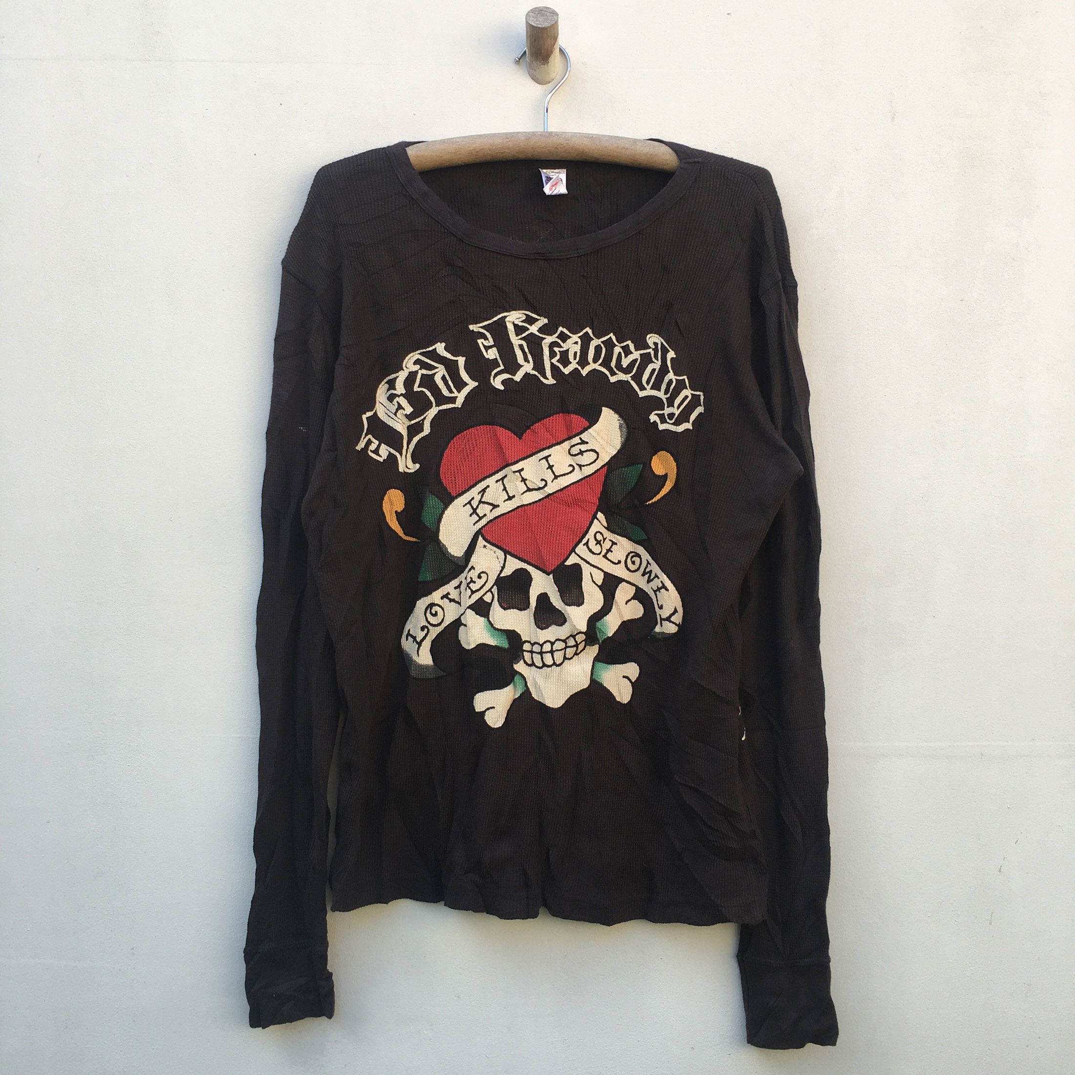 Arts & Science Ed Hardy Skull Bones Thermal Long Sleeve Shirt Size US M / EU 48-50 / 2 - 1 Thumbnail