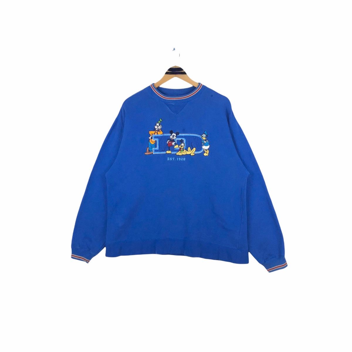 Disney × Vintage Vintage Walt Disney Crewneck Sweatshirt Size US M / EU 48-50 / 2 - 2 Thumbnail