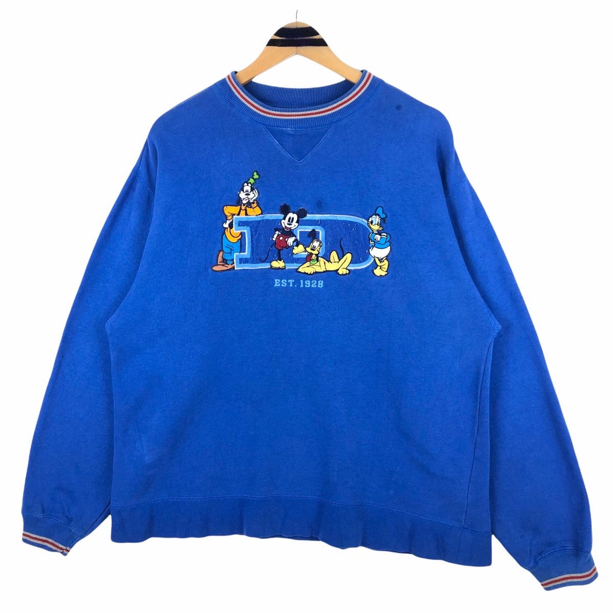 Disney × Vintage Vintage Walt Disney Crewneck Sweatshirt Size US M / EU 48-50 / 2 - 1 Thumbnail