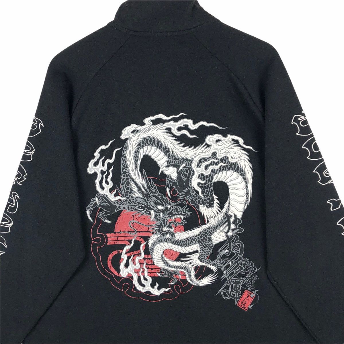 Dogtown Vintage Dogtown Black Dragon Zip Up Sweater Size US L / EU 52-54 / 3 - 15 Thumbnail