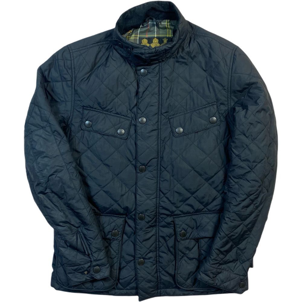 Barbour padded quilted puffer jacket, men's size M polyester black type Vintage Second Hand main image 0