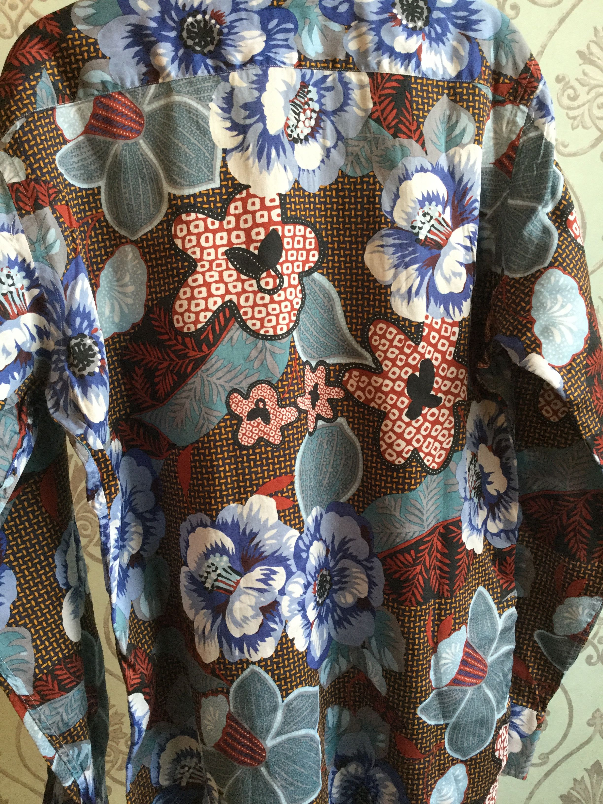 Etro Flower printed PEGASUS shirt.Like Giani Versace or Hermes Size US S / EU 44-46 / 1 - 3 Thumbnail