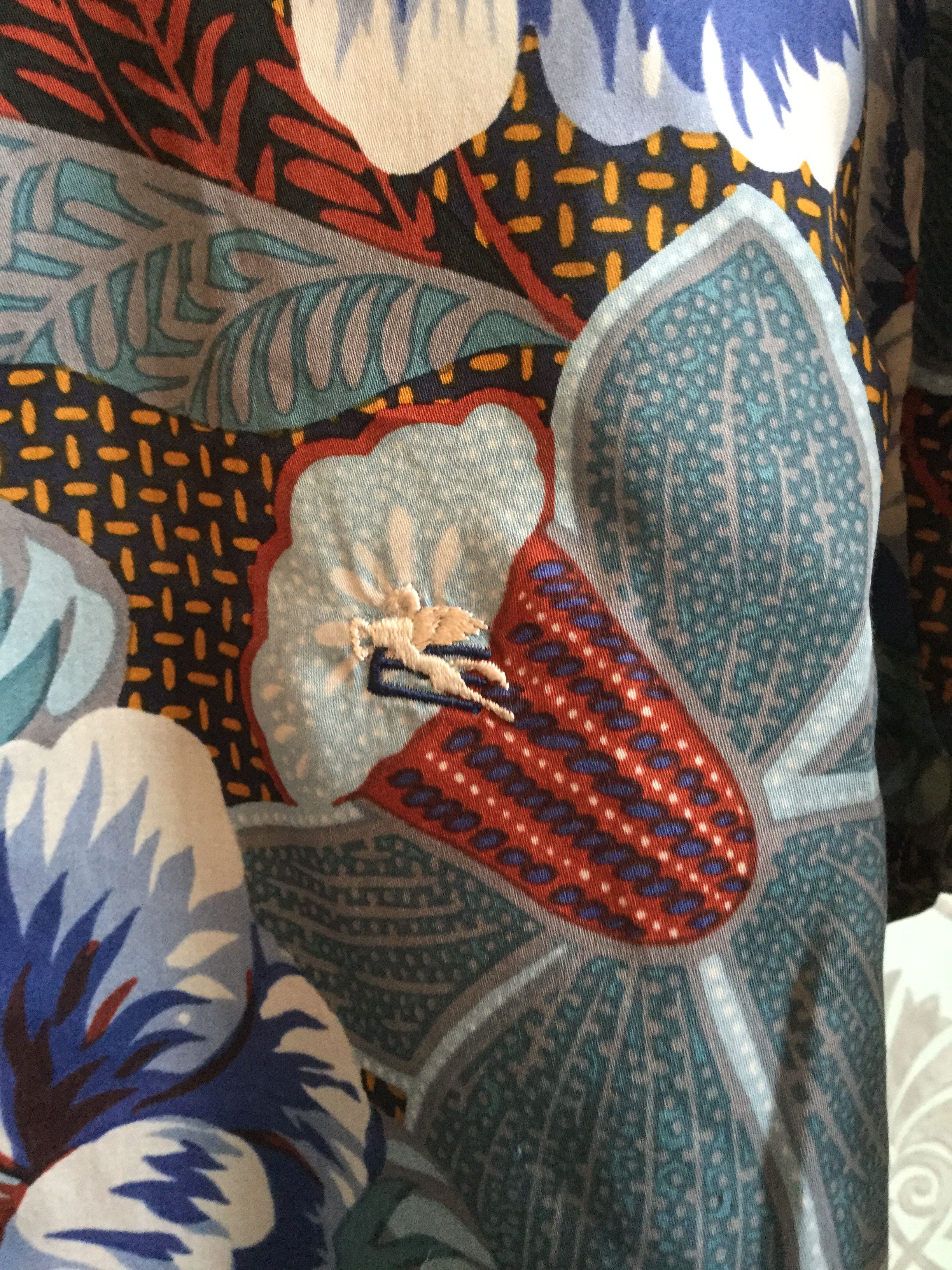 Etro Flower printed PEGASUS shirt.Like Giani Versace or Hermes Size US S / EU 44-46 / 1 - 2 Thumbnail