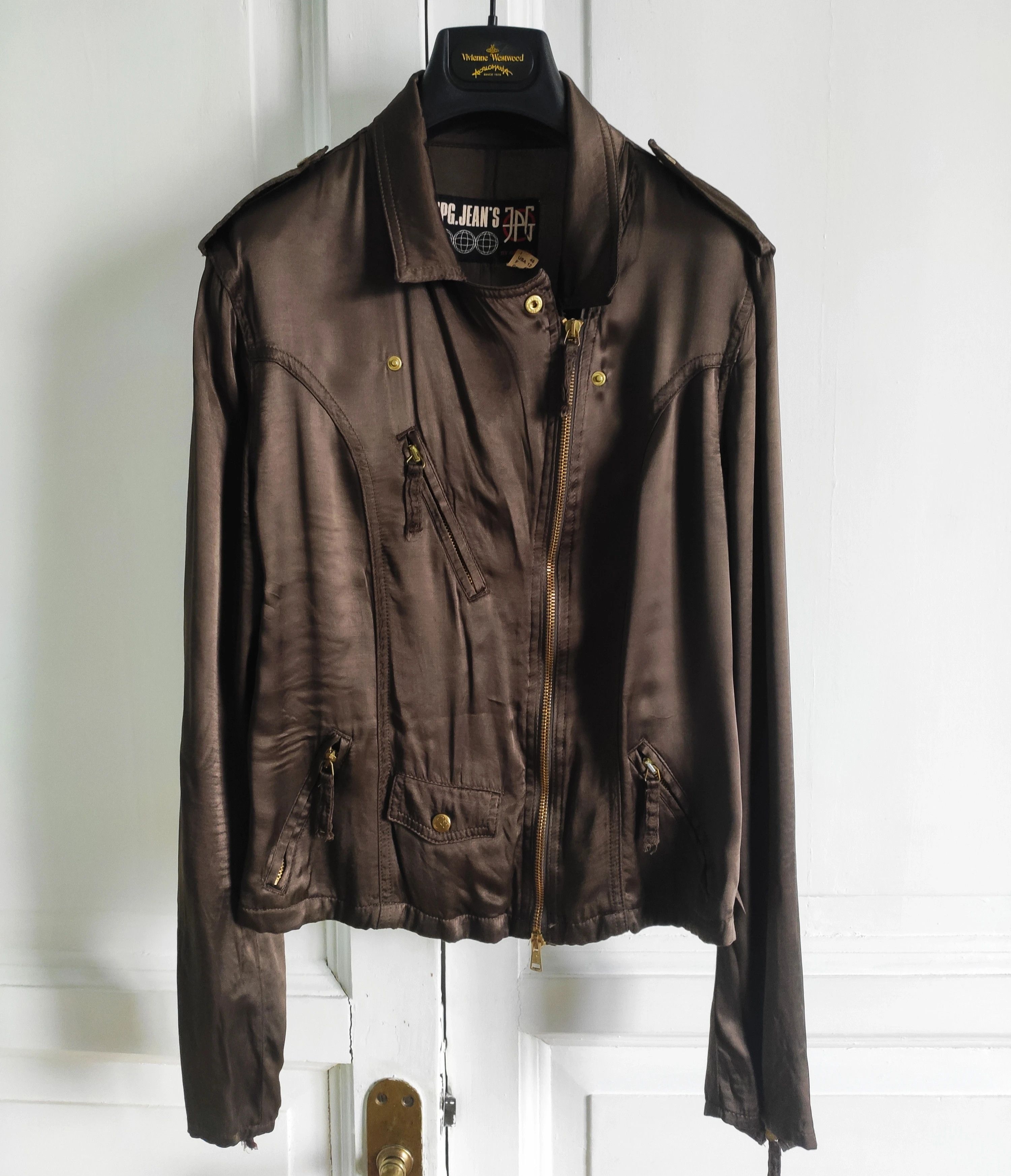 Jean Paul Gaultier ARCHIVE! JPG Biker blouse or jacket from SS97 Size M / US 6-8 / IT 42-44 - 4 Thumbnail