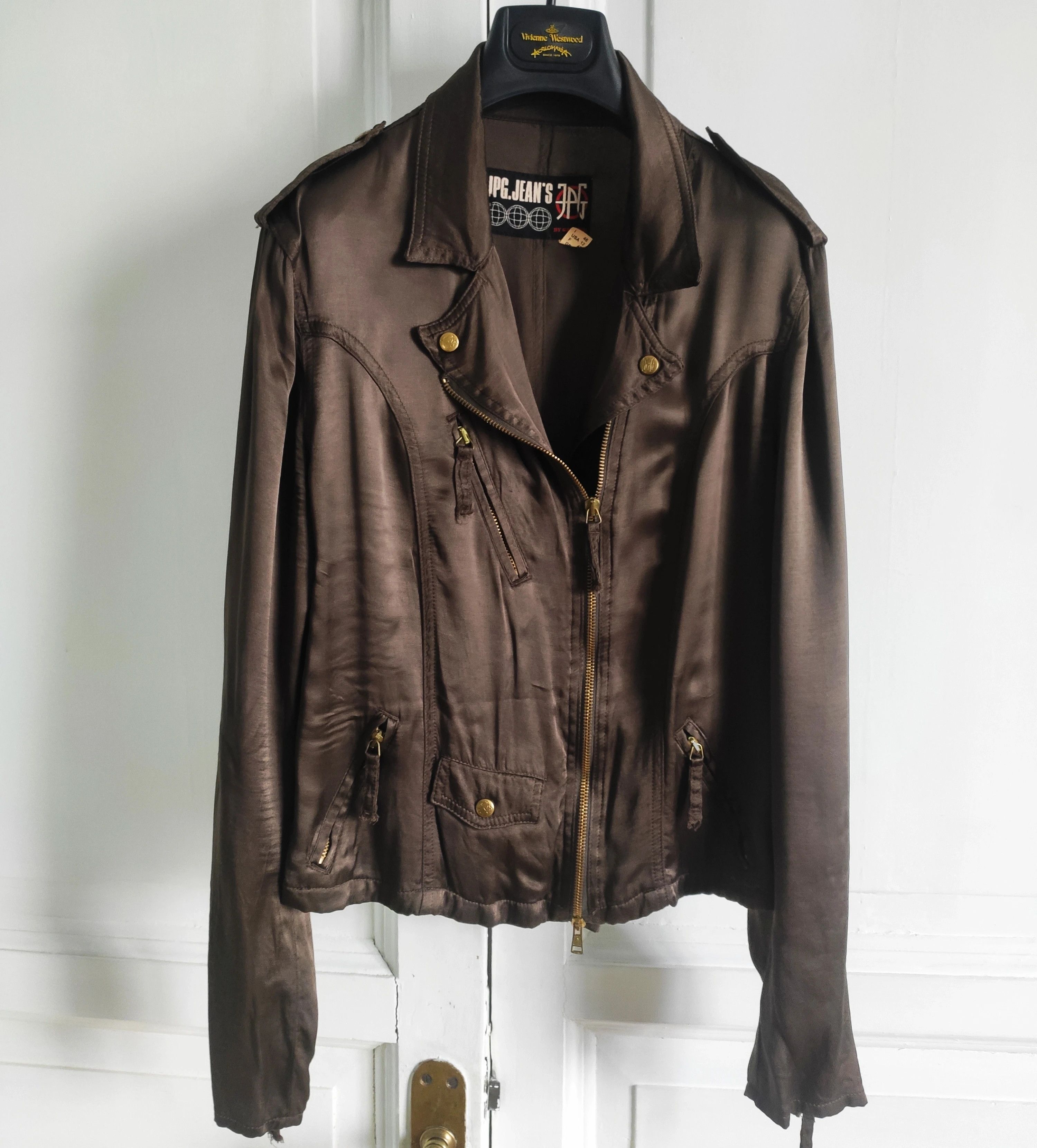 Jean Paul Gaultier ARCHIVE! JPG Biker blouse or jacket from SS97 Size M / US 6-8 / IT 42-44 - 3 Thumbnail