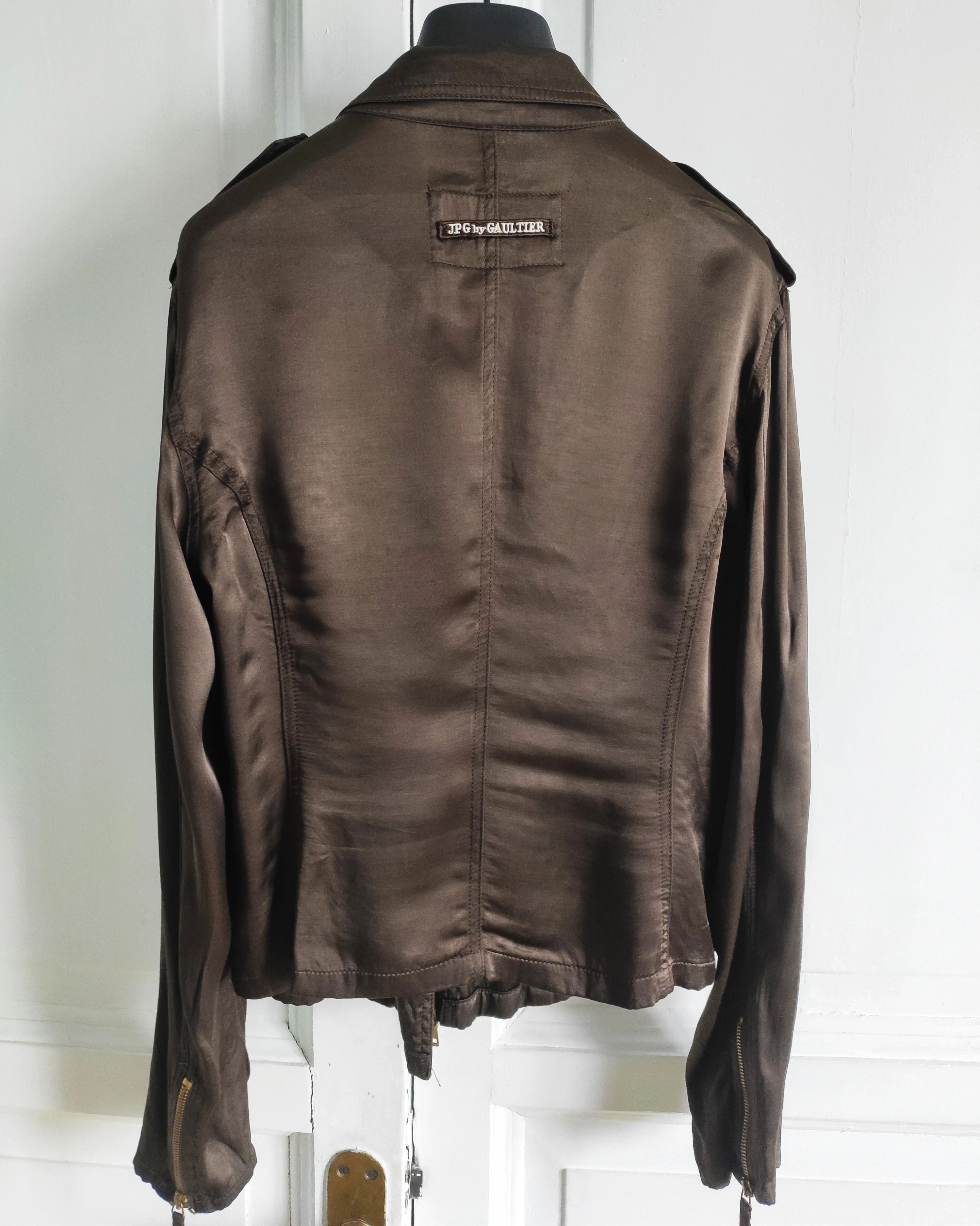 Jean Paul Gaultier ARCHIVE! JPG Biker blouse or jacket from SS97 Size M / US 6-8 / IT 42-44 - 5 Thumbnail