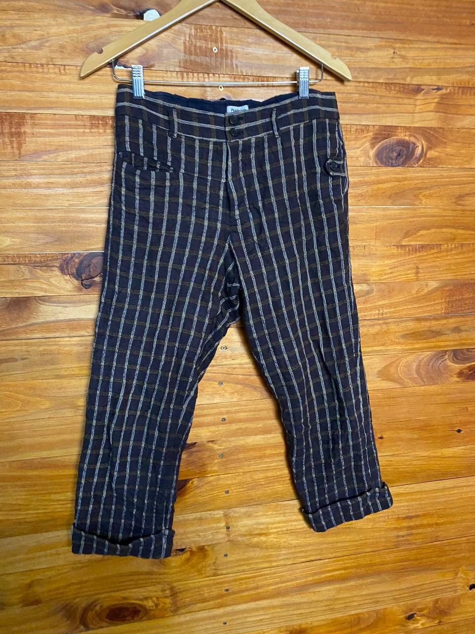 Issey Miyake Vintage Plantation By Issey Miyake Checkered Pants Size US 29 - 3 Thumbnail