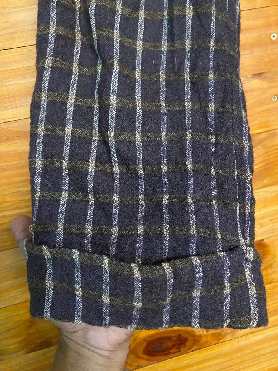 Issey Miyake Vintage Plantation By Issey Miyake Checkered Pants Size US 29 - 4 Thumbnail