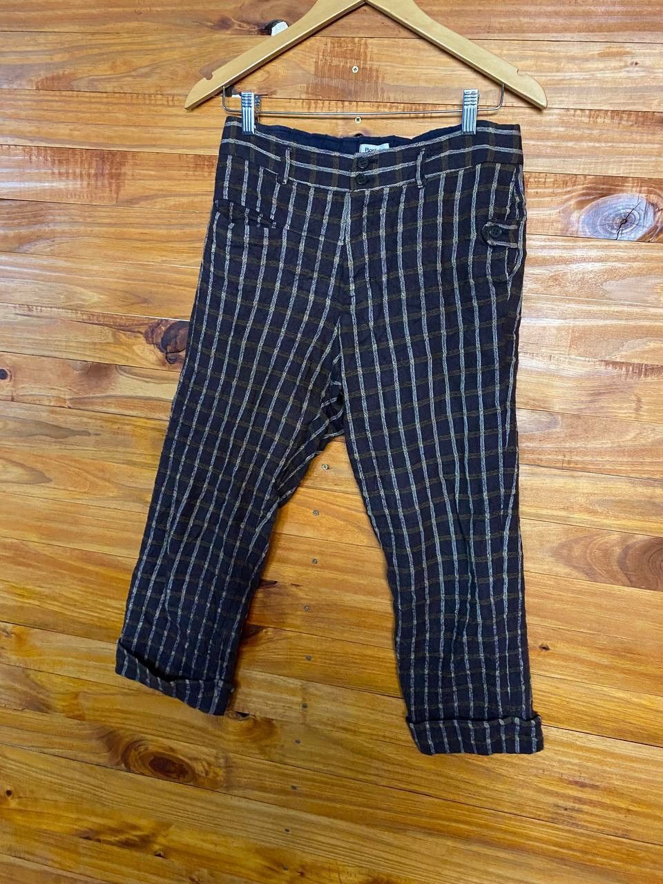 Issey Miyake Vintage Plantation By Issey Miyake Checkered Pants Size US 29 - 2 Thumbnail